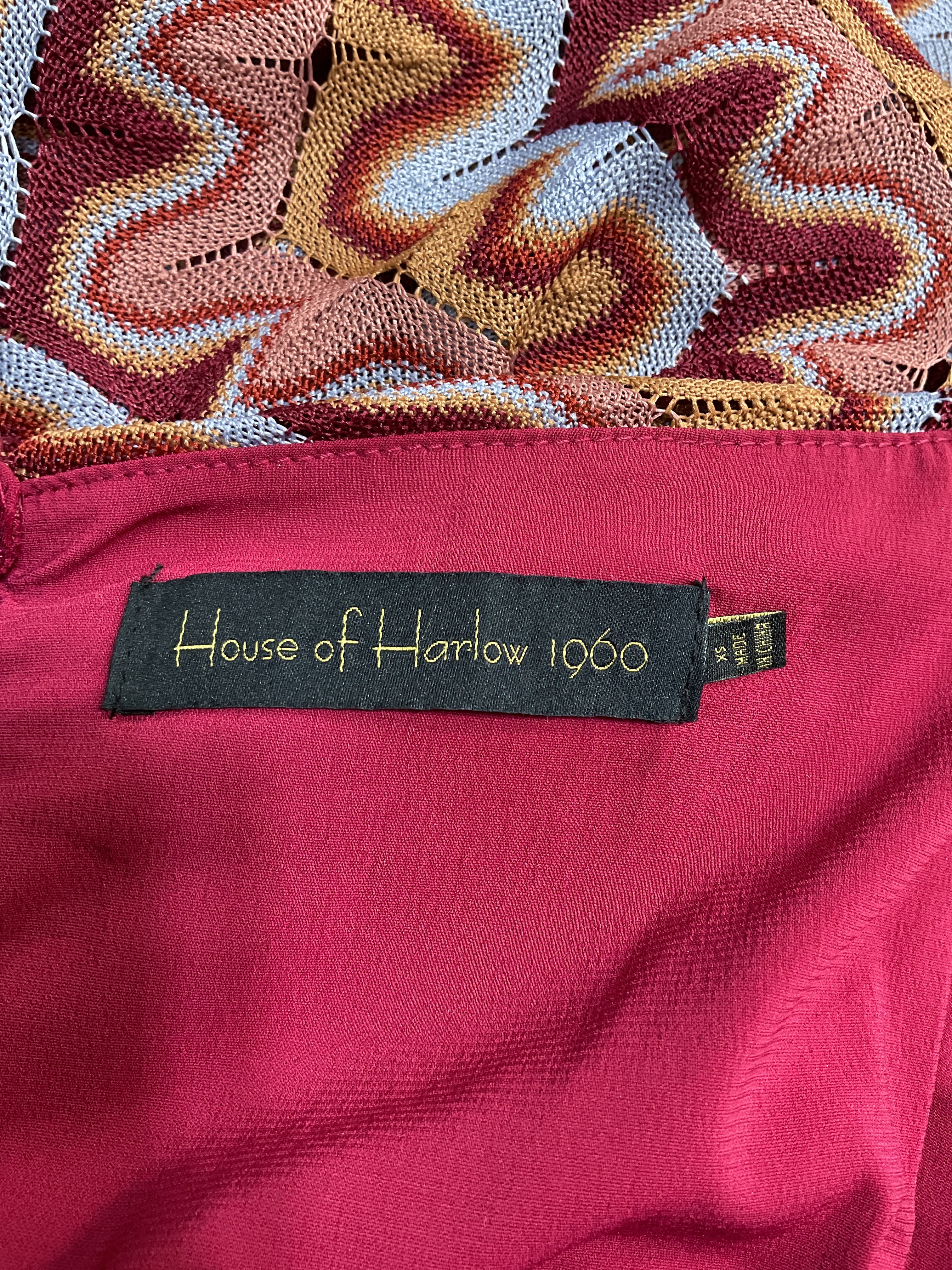 House Of Harlow 1960 X Revolve Verona Jumpsuit In Rust Multi - Image 4