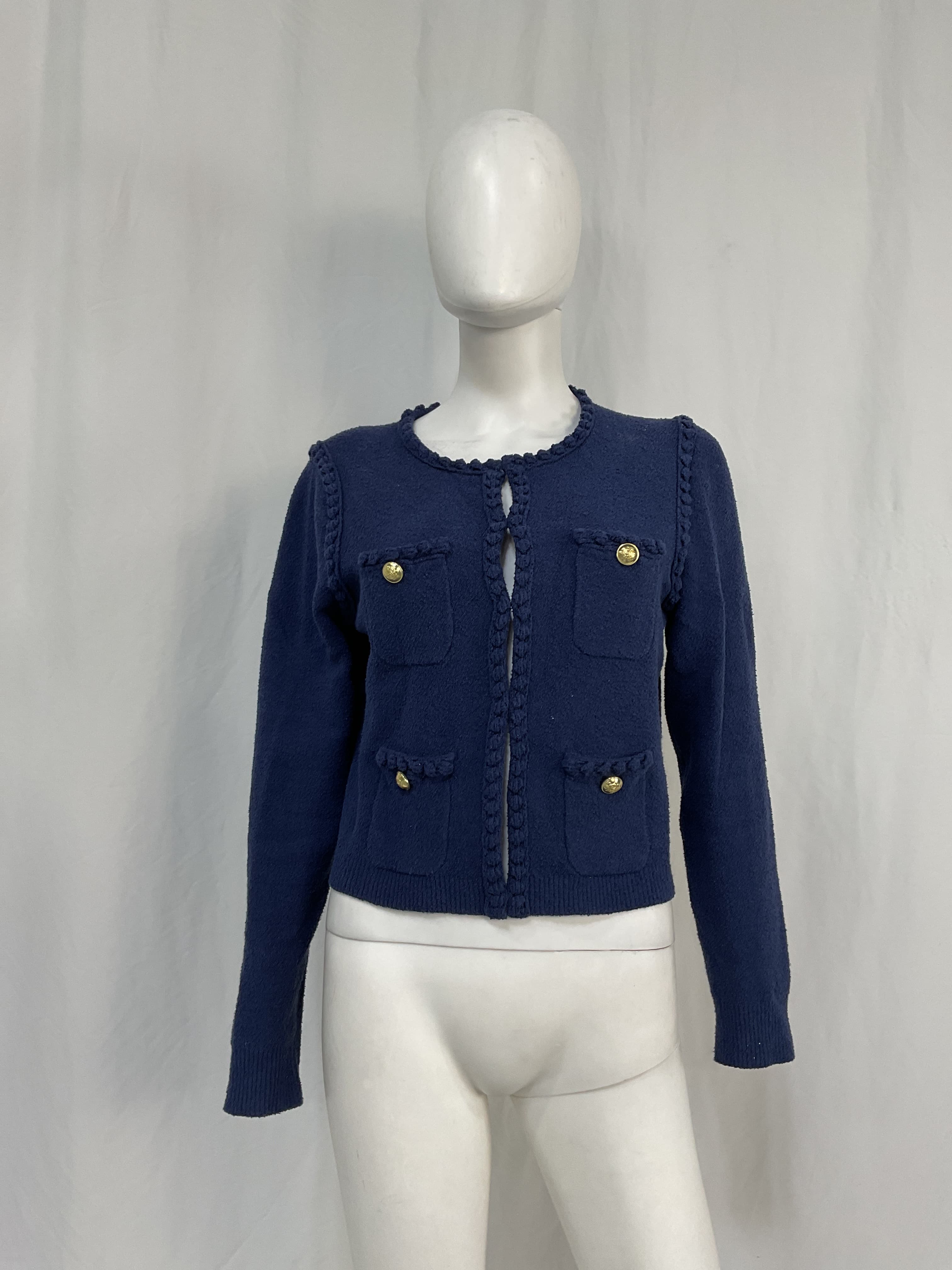 Odette Sweater Lady Jacket In Cotton-Blend Boucl - Image 3
