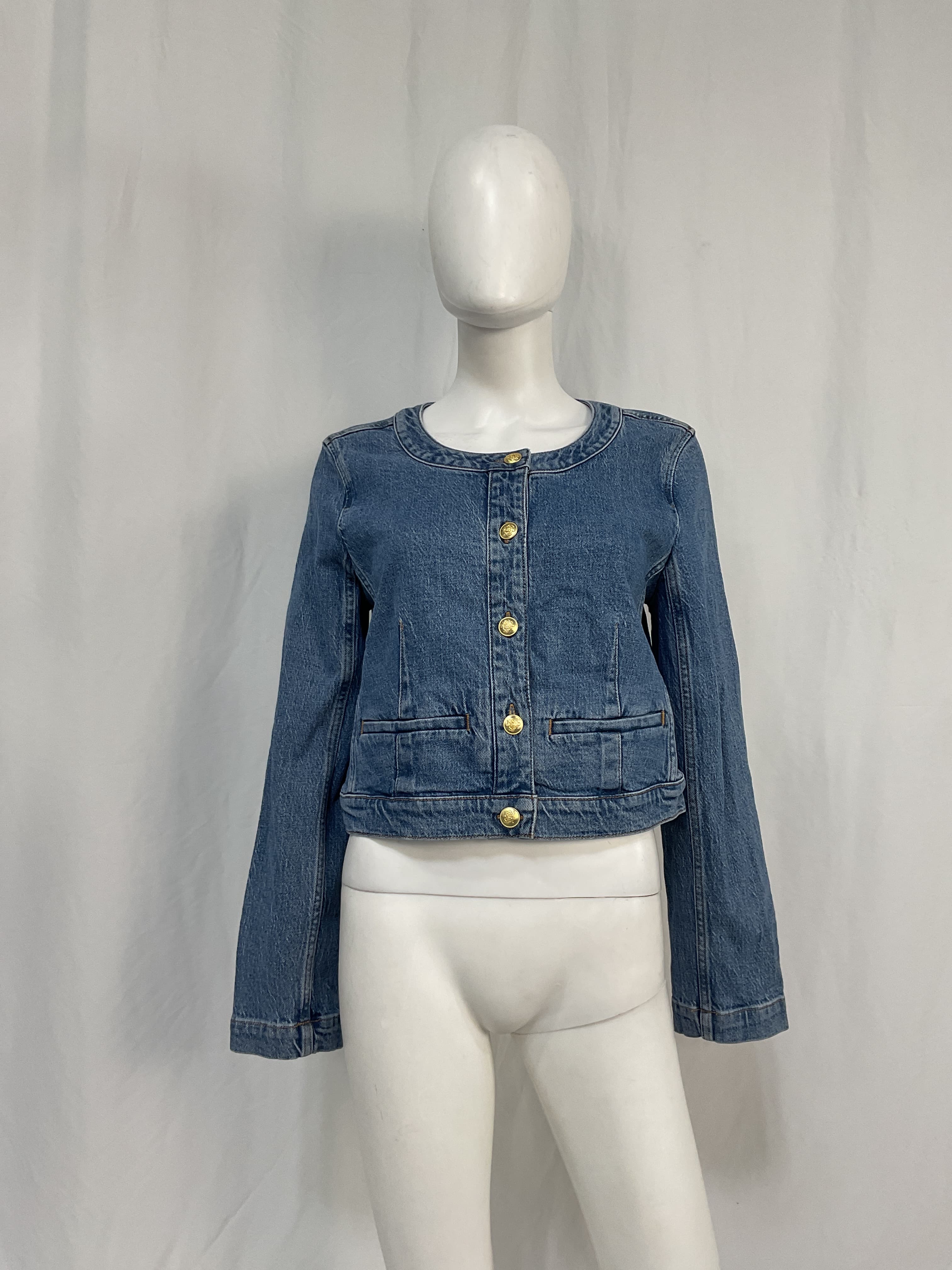 Louisa Lady Jacket In Denim - Image 4