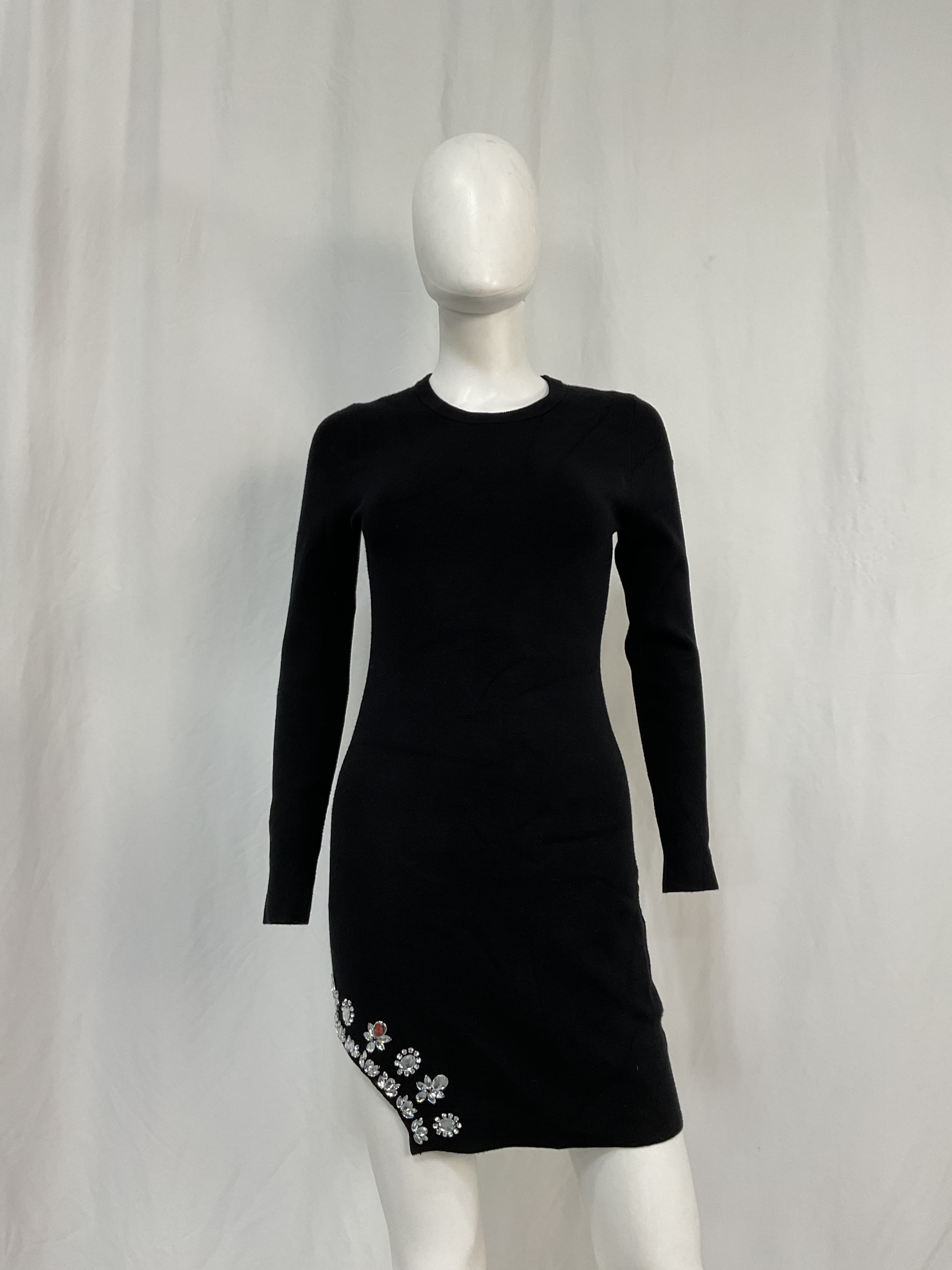 Reid Mini Dress In Black - Image 2