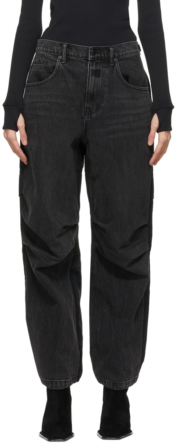 Black Pack Mix Hybrid Jeans - Image 1