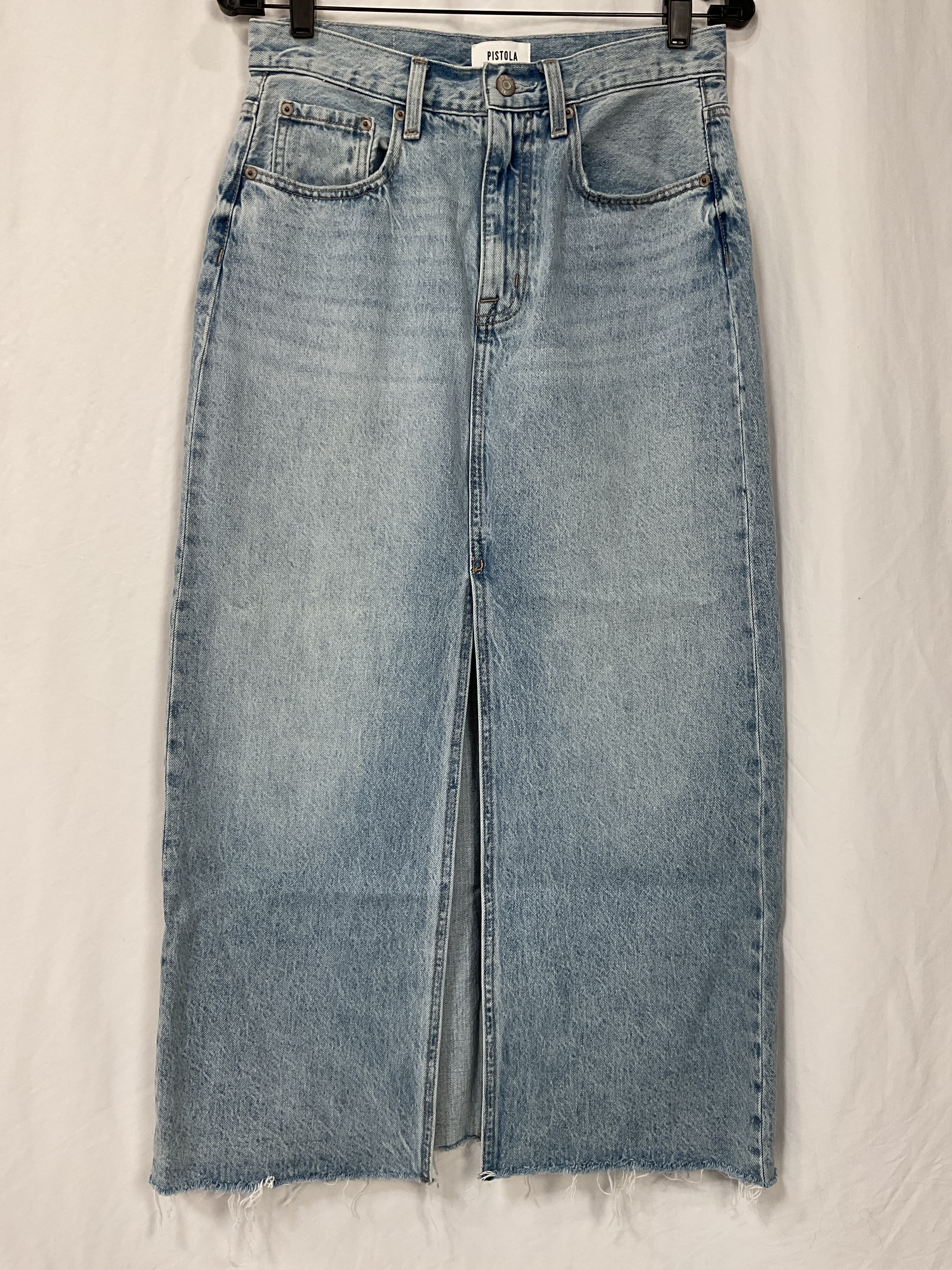 Alice High Rise Midi Skirt In Brooklyn - Image 2