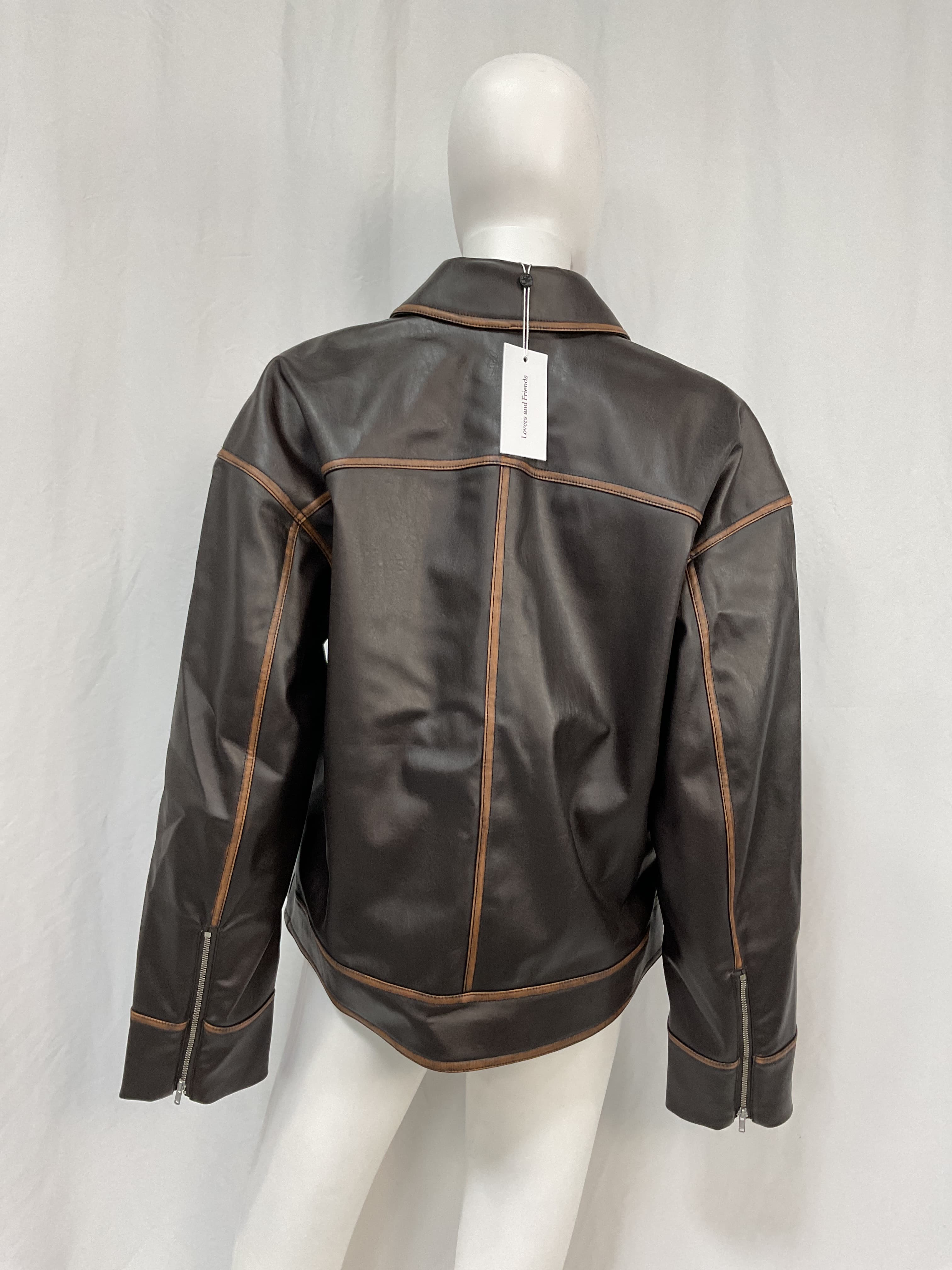 Brinley Faux Leather Jacket - Image 2