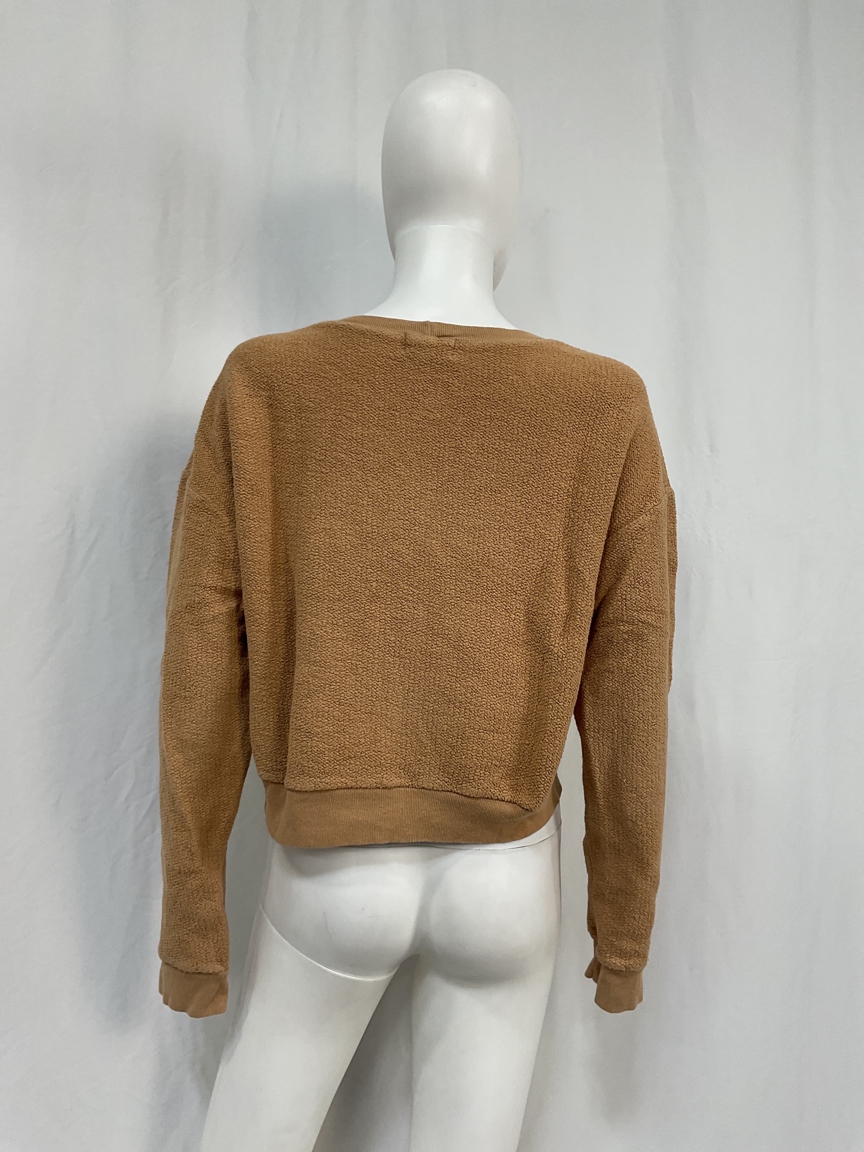 Teddy Fleece Cropped Sweatshirt - Image 3