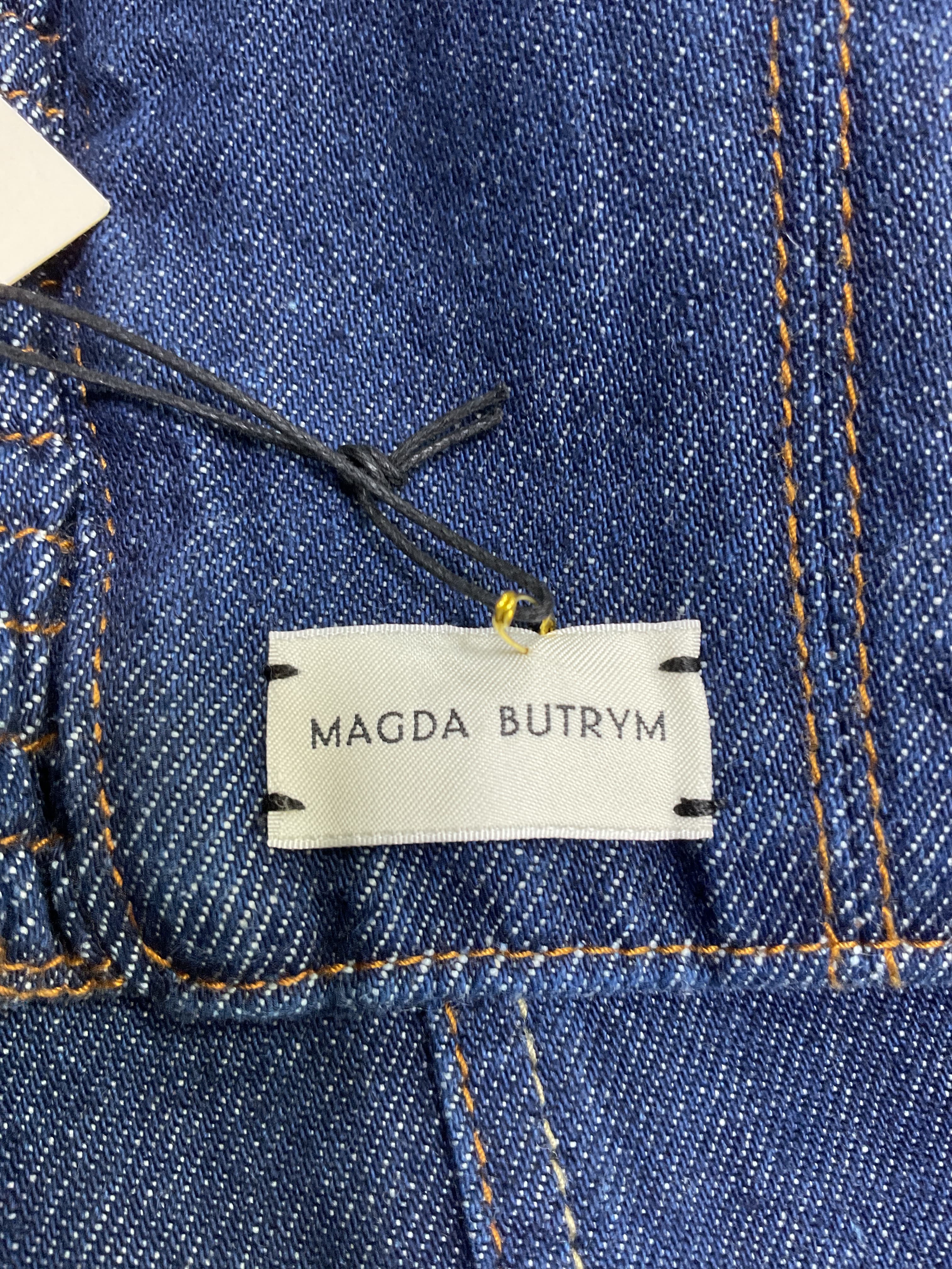 Navy Cropped Denim Camisole - Image 4