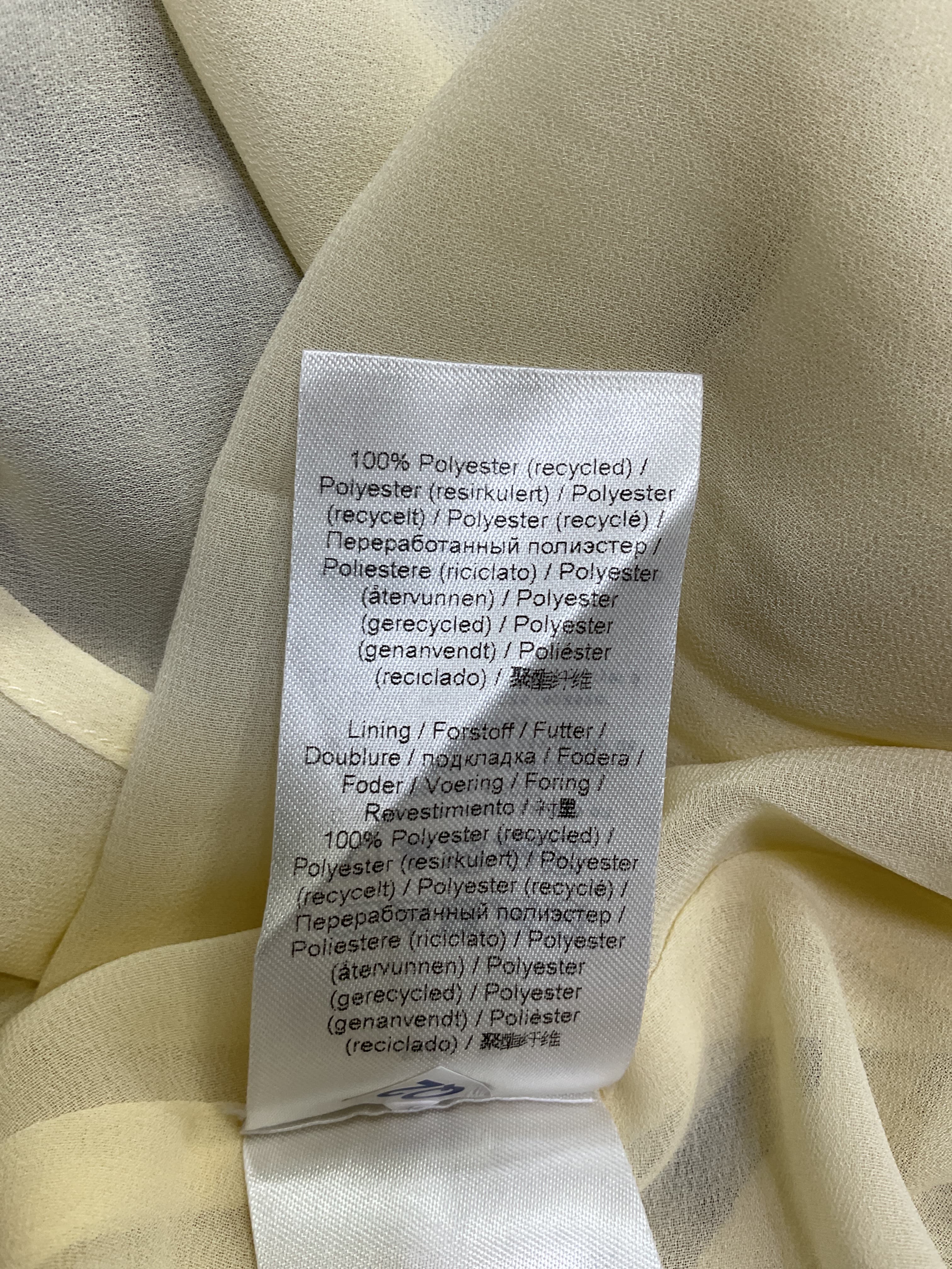 Pleated Georgette Smock Midi Strap Dress - Image 3