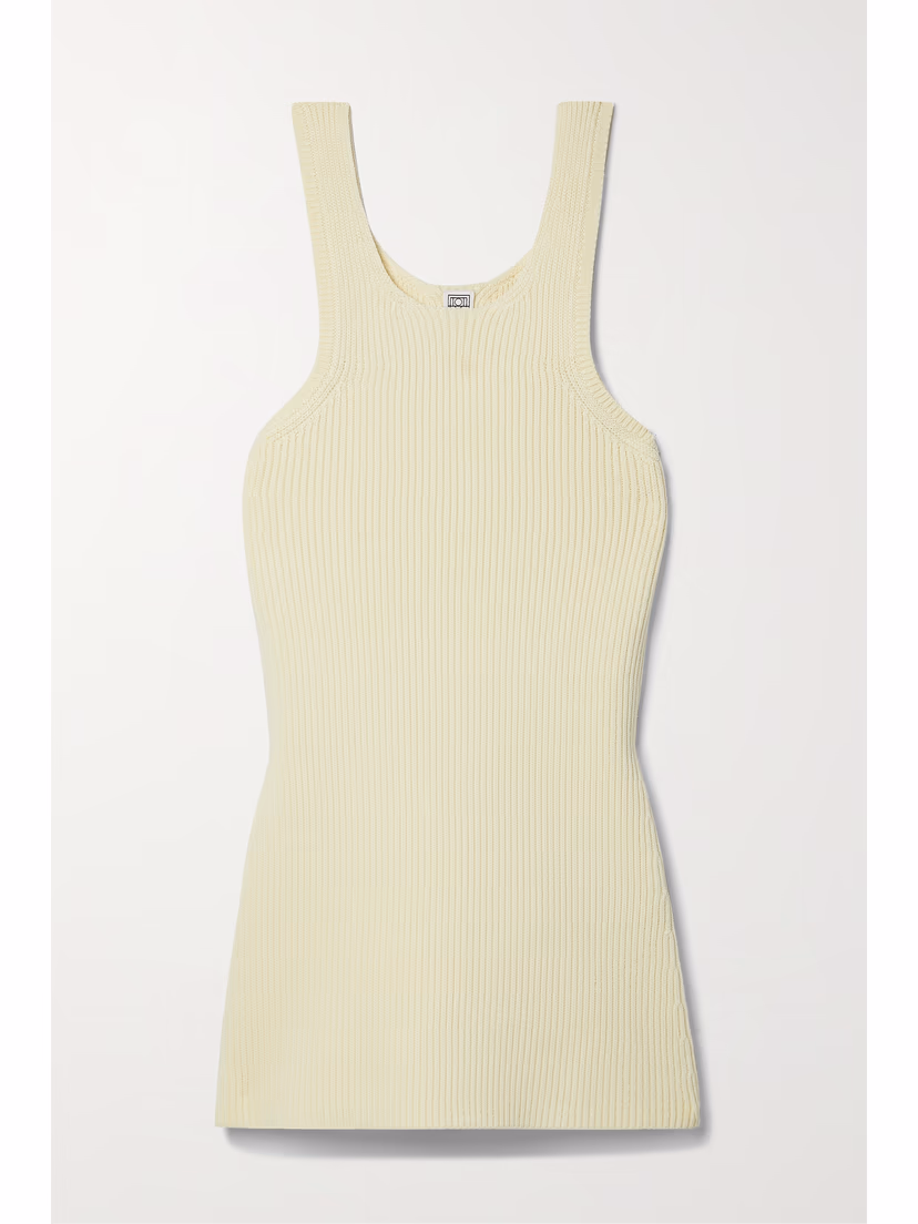 Ribbed-Knit Tank - Image 1