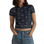 Lauren Ralph Lauren Floral Cotton Short-Sleeve Sweater - Image 1