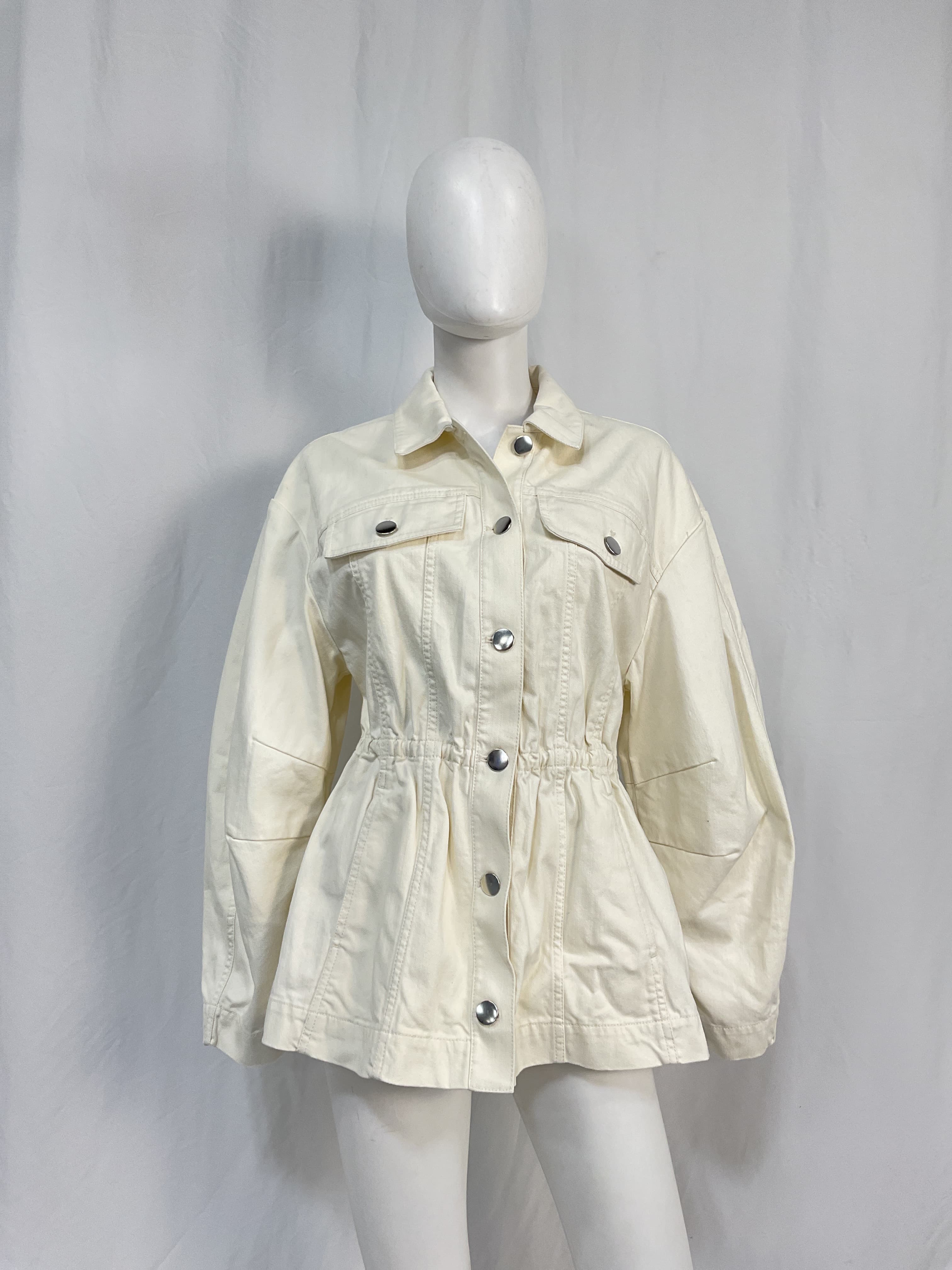Cinched Denim Jacket - Image 4