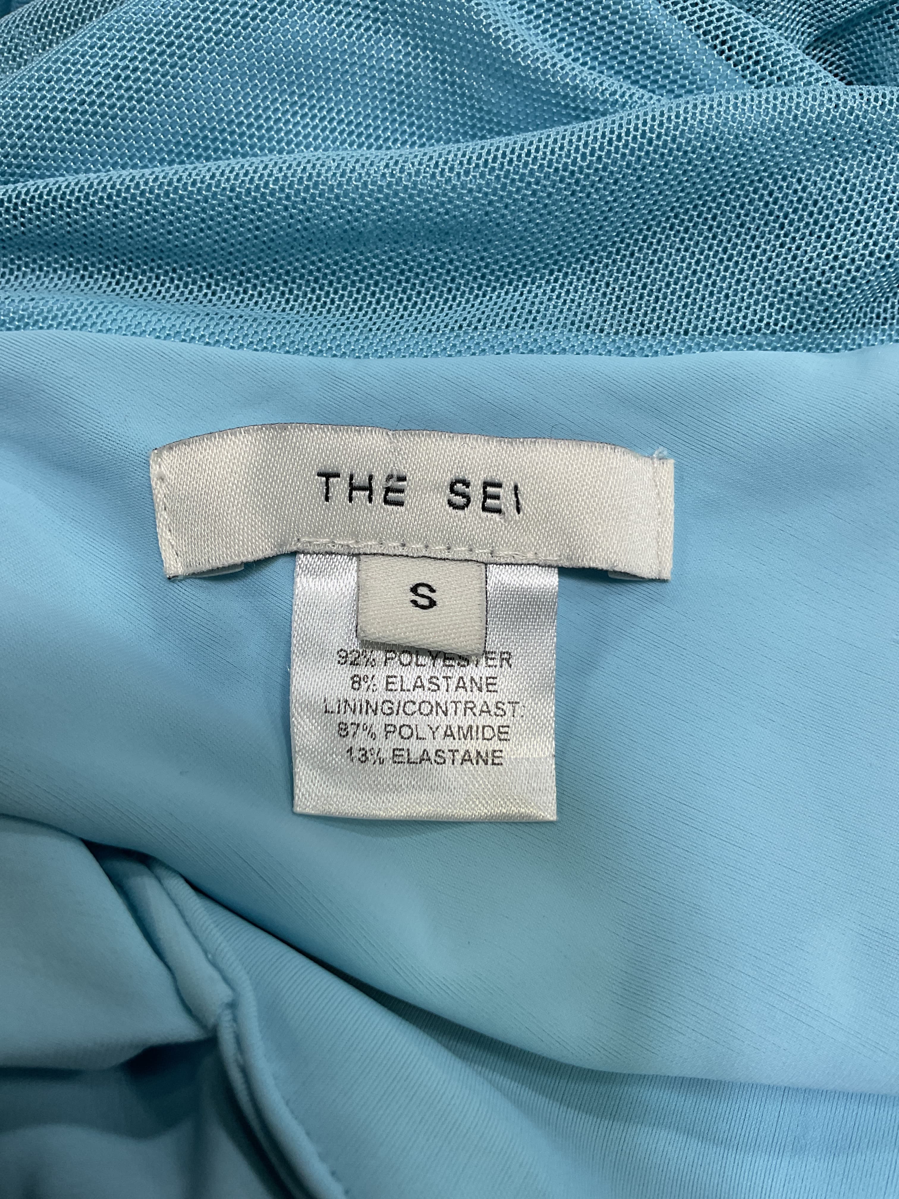 Drape-Detail Ruched Chiffon Minidress - Image 4