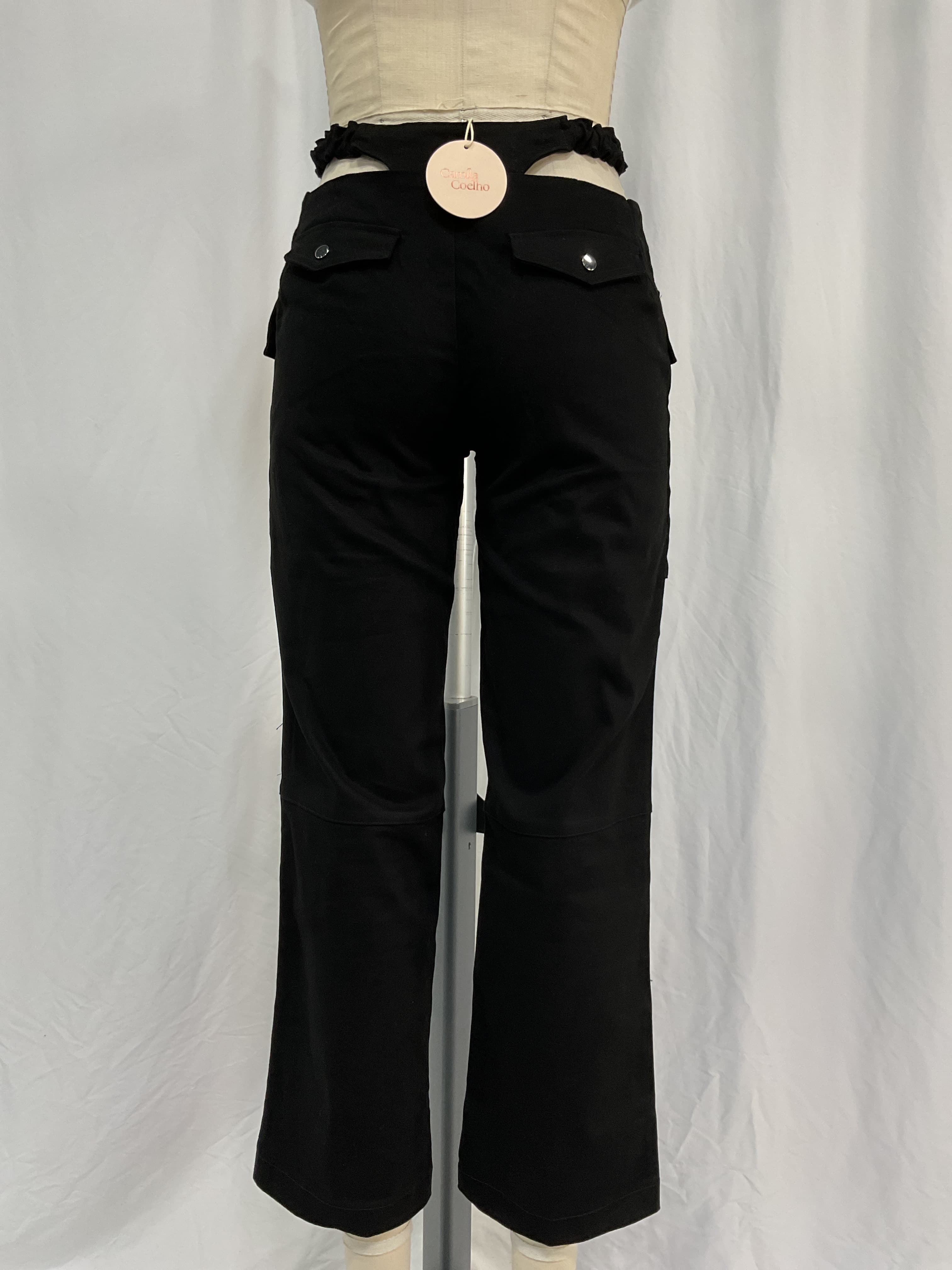 Zenna Cargo Pant In Black - Image 2