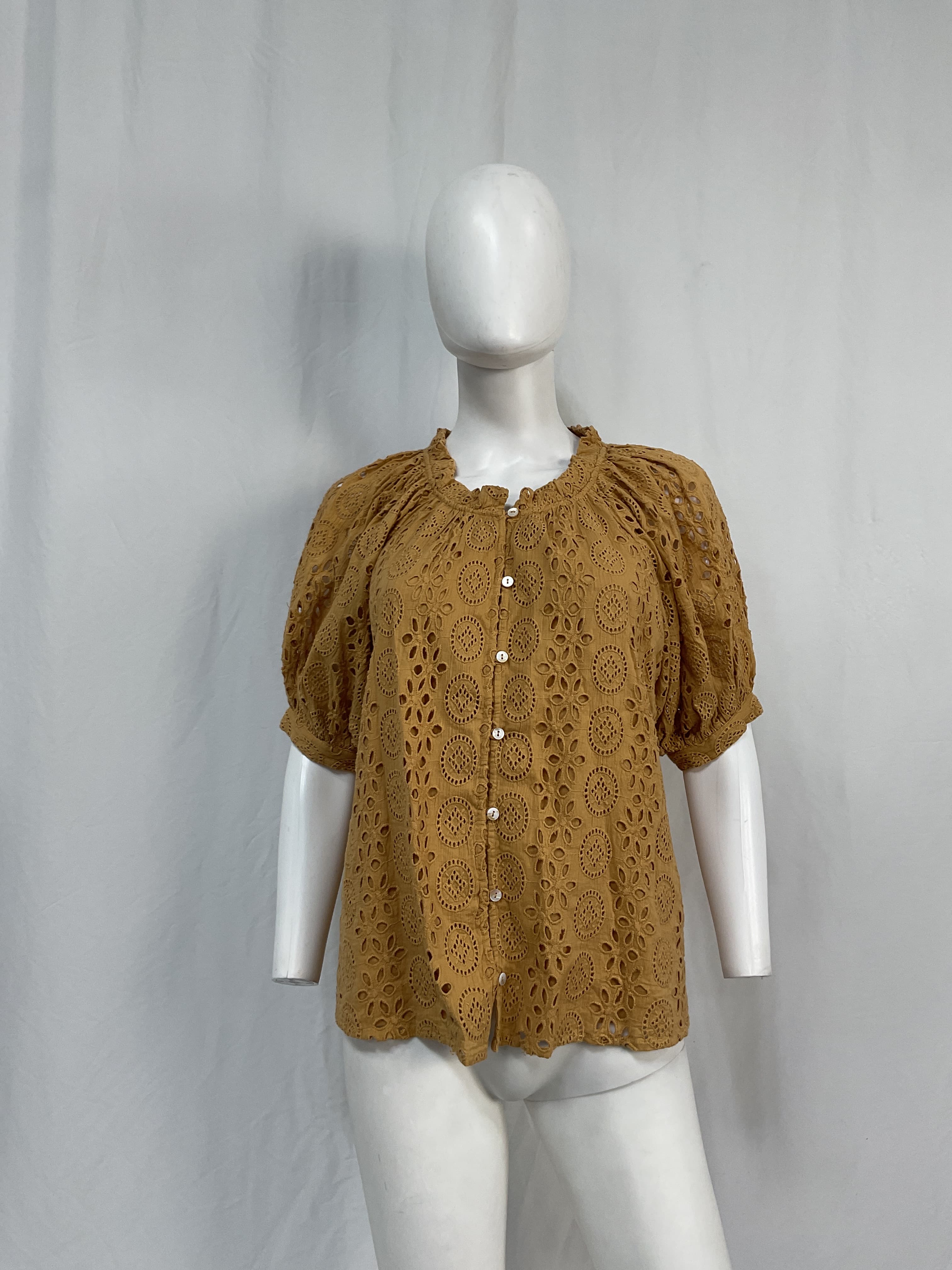 Katie Blouse In Wheat - Image 2