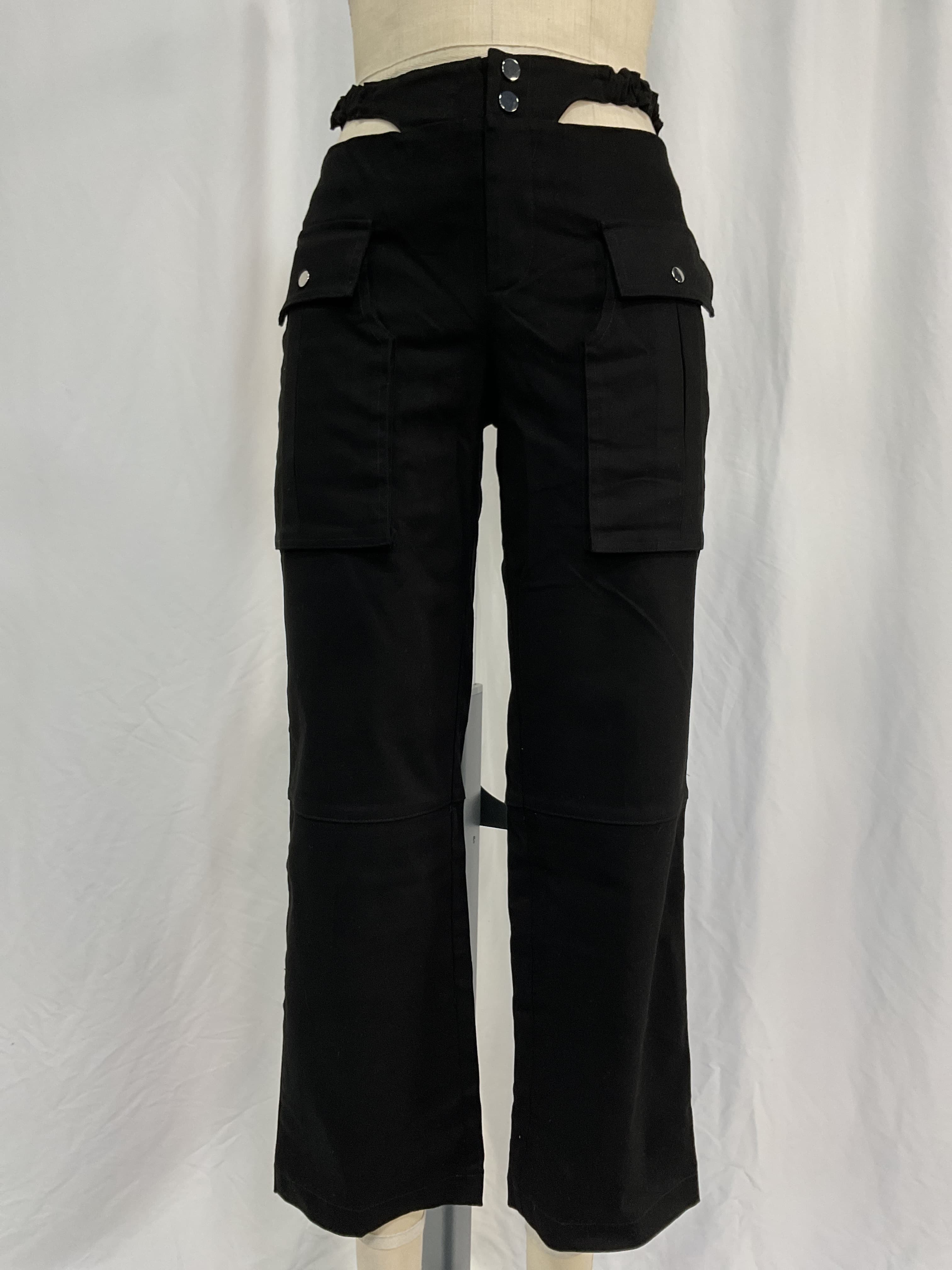 Zenna Cargo Pant In Black - Image 3