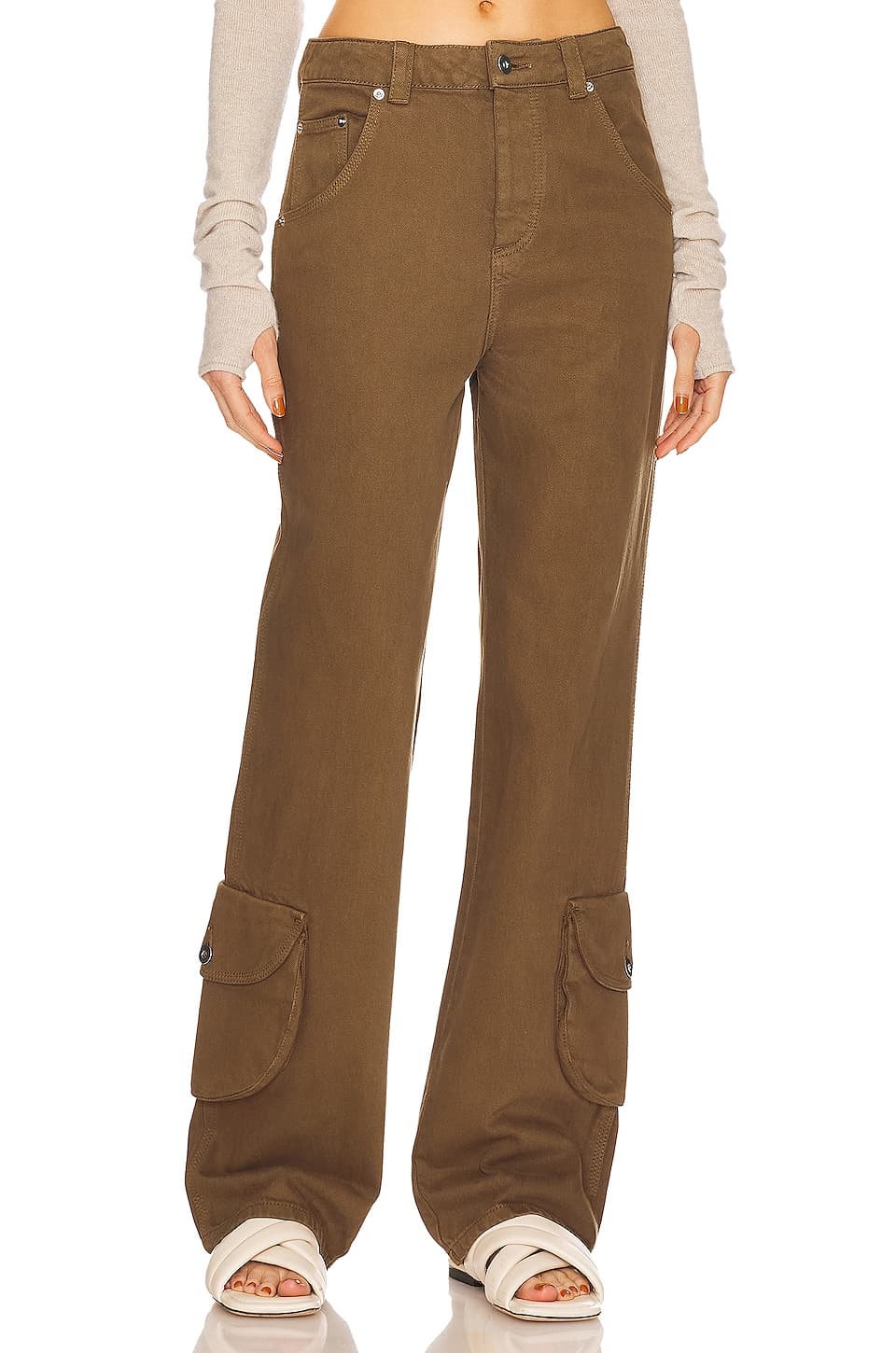Straight Leg Workwear Pants - Image 1