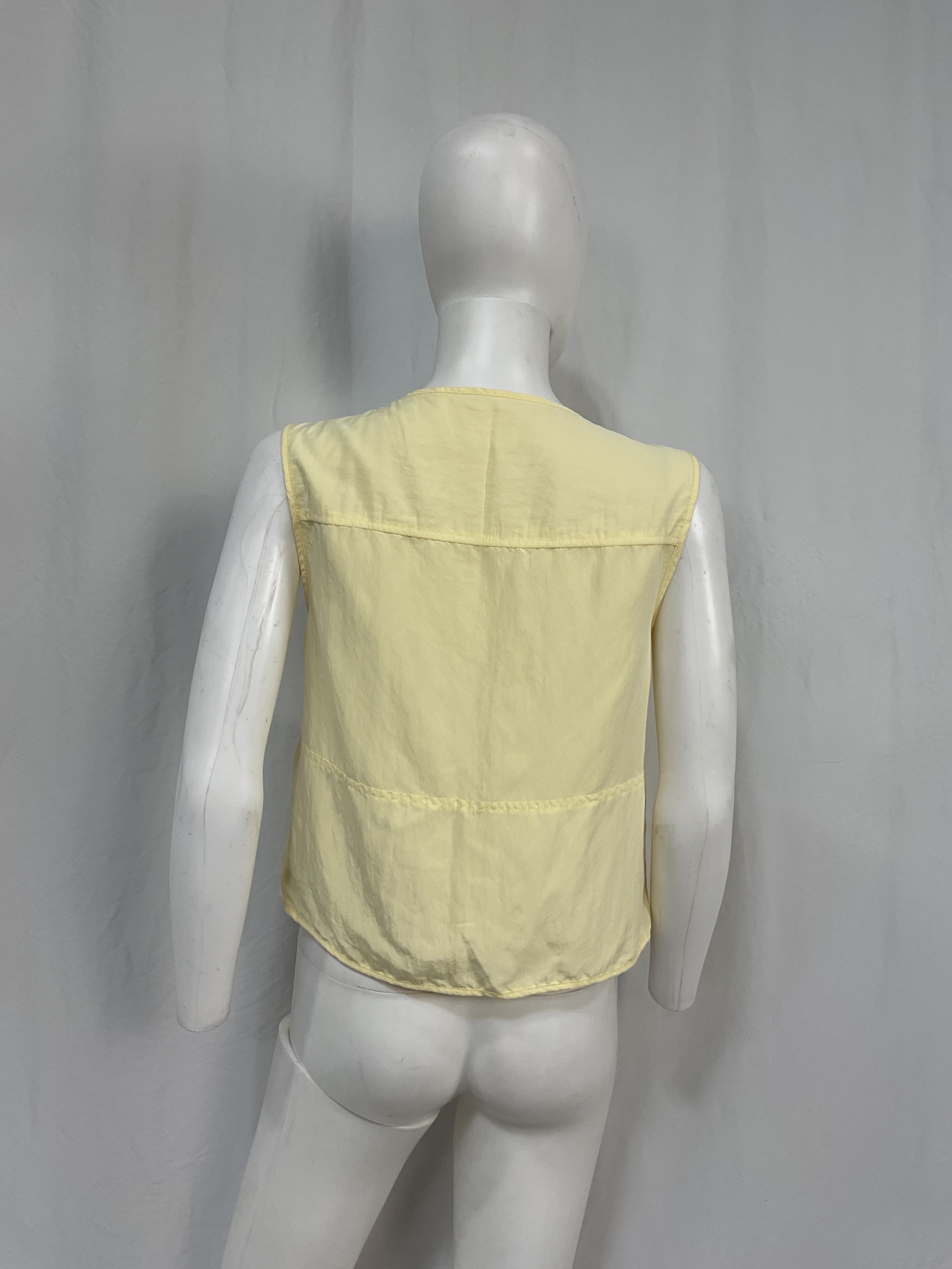 Sojinita Cargo Vest Top In Butter Yellow - Image 4