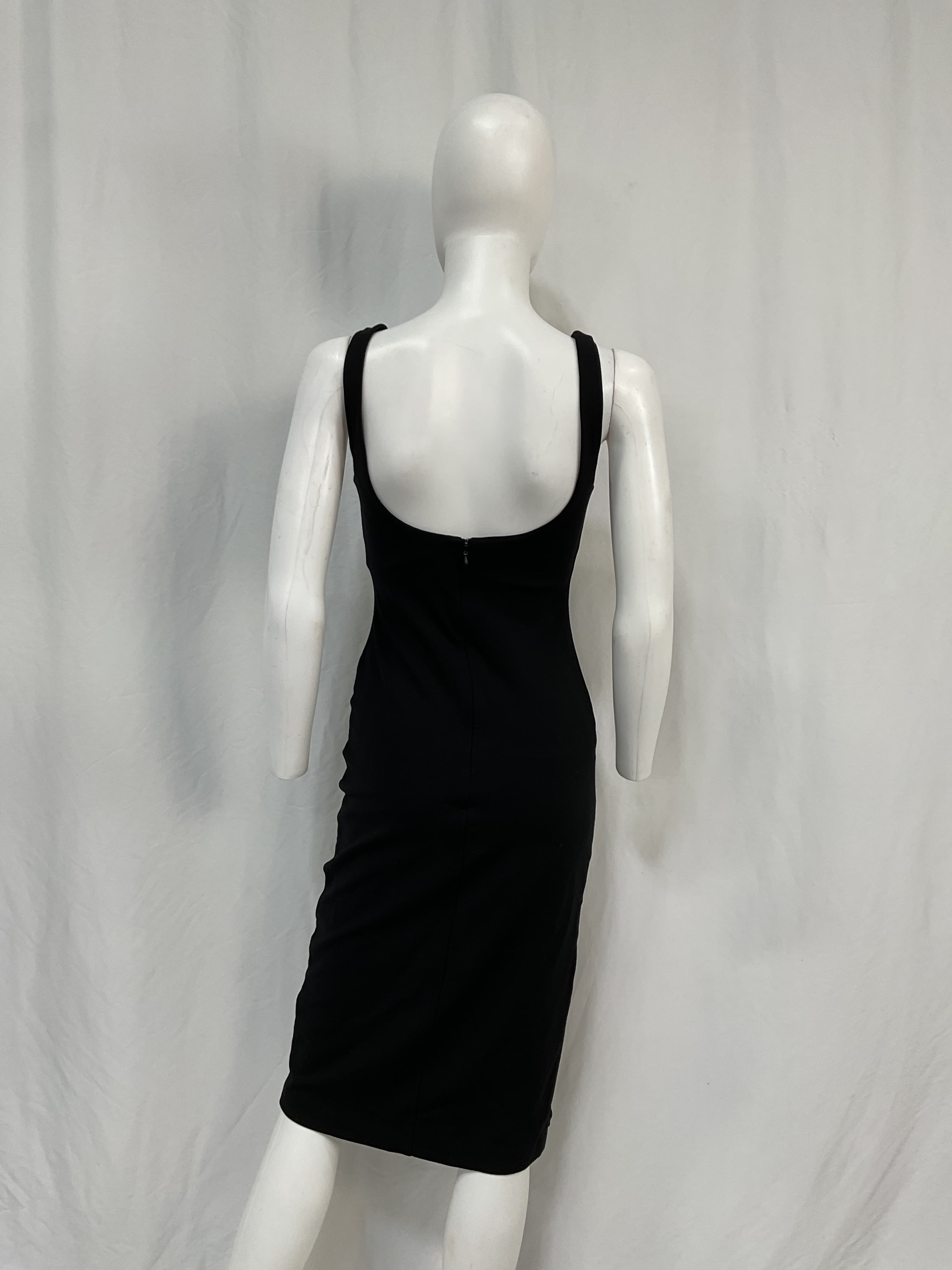 Thom Midi Dress In Black - Image 3