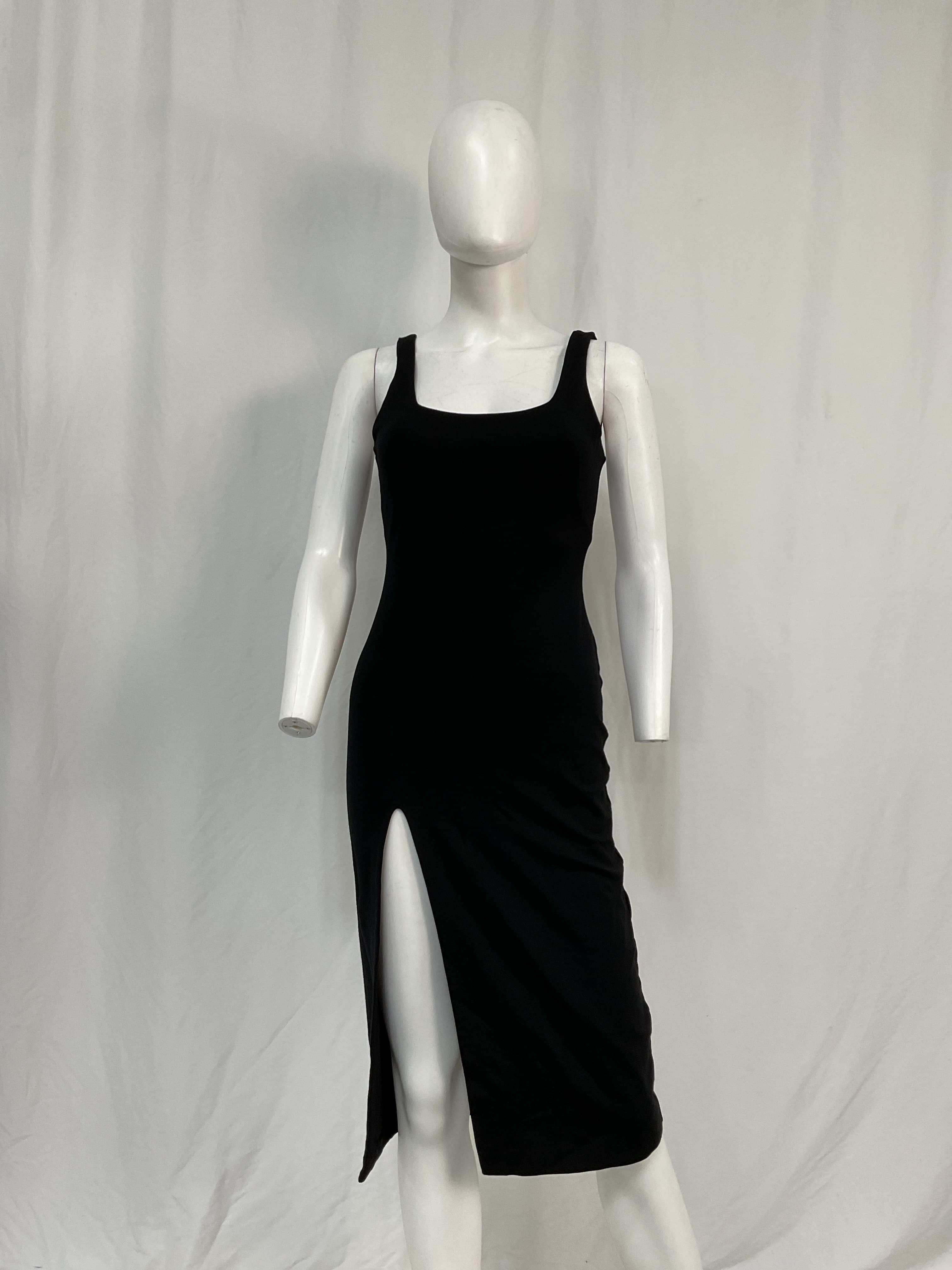 Thom Midi Dress In Black - Image 2