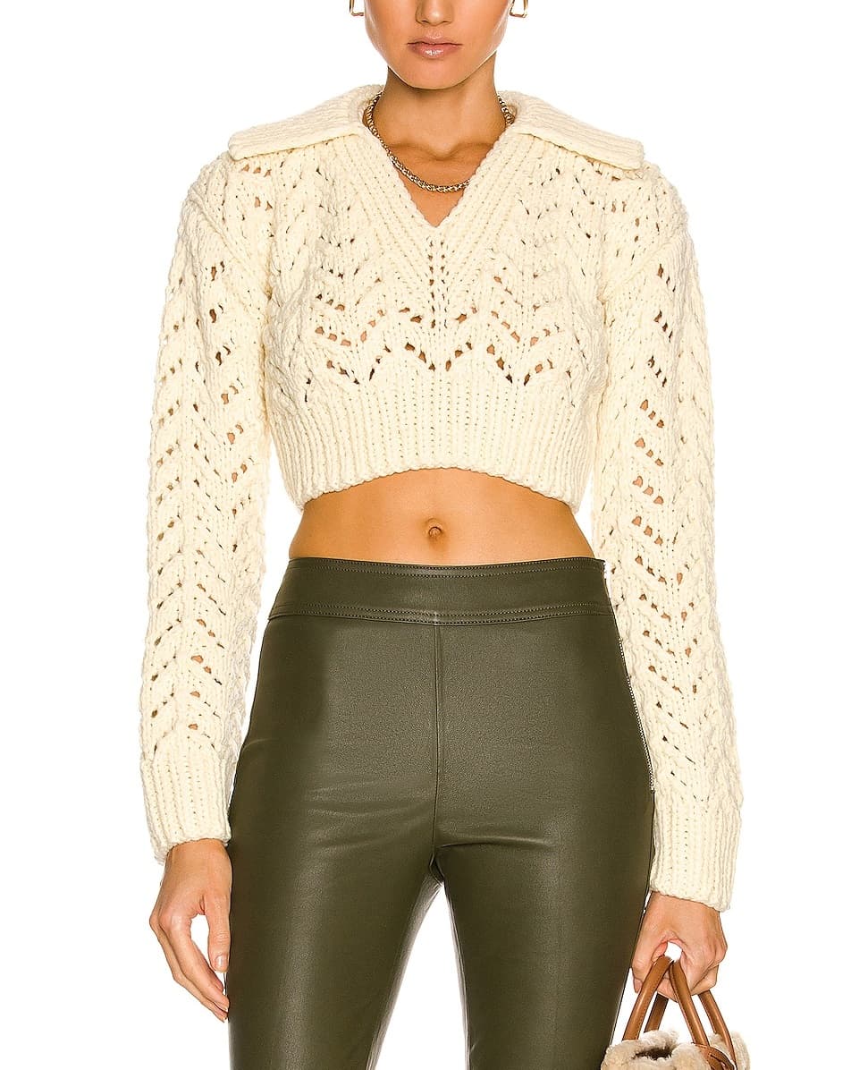 Venia Sweater In Ivory - Image 1