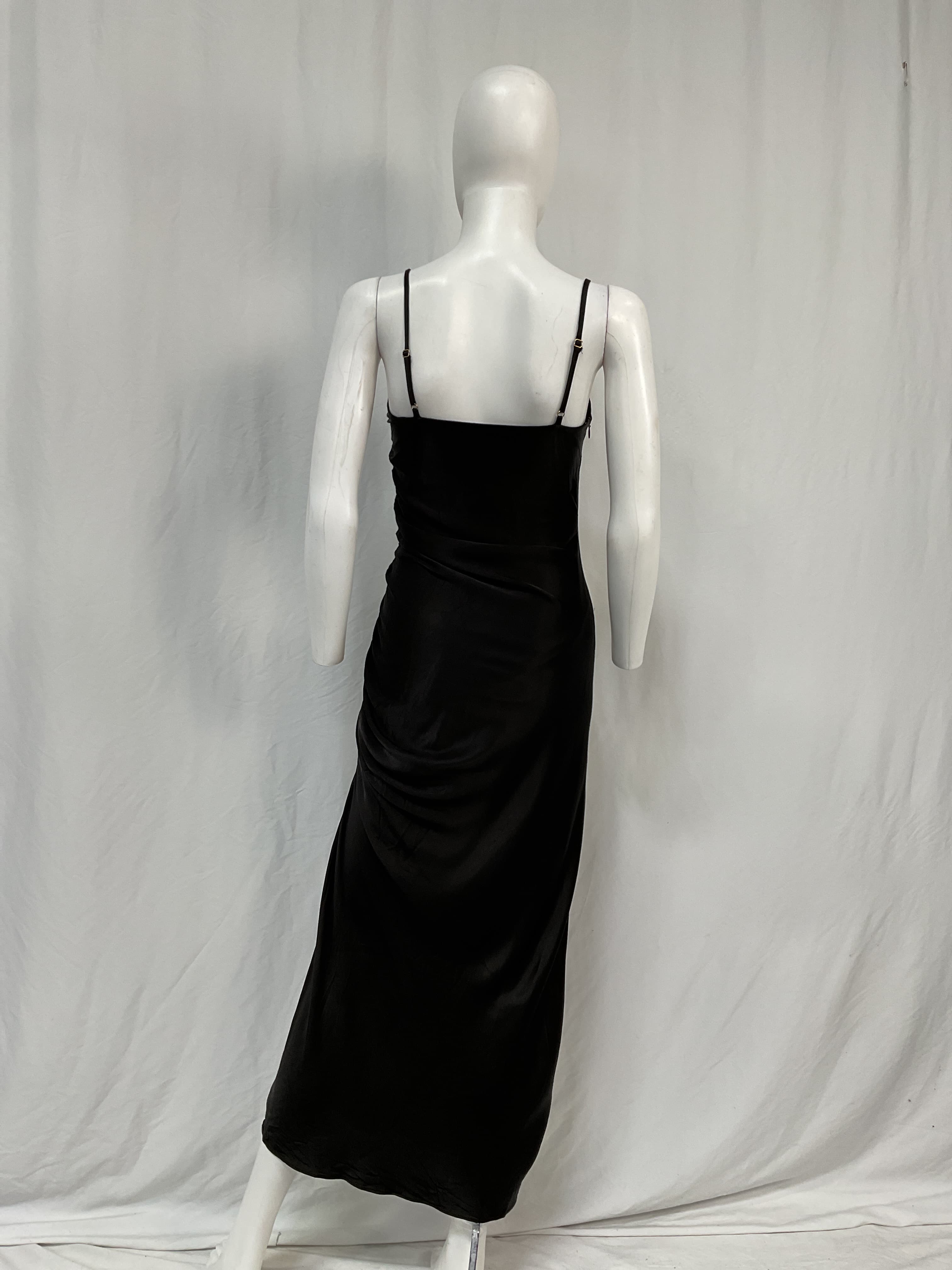 Thalia Midi Dress In Black - Image 2