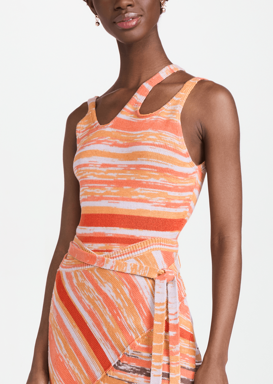 Avani Space Dye Cotton Cut Out Tank - Image 1