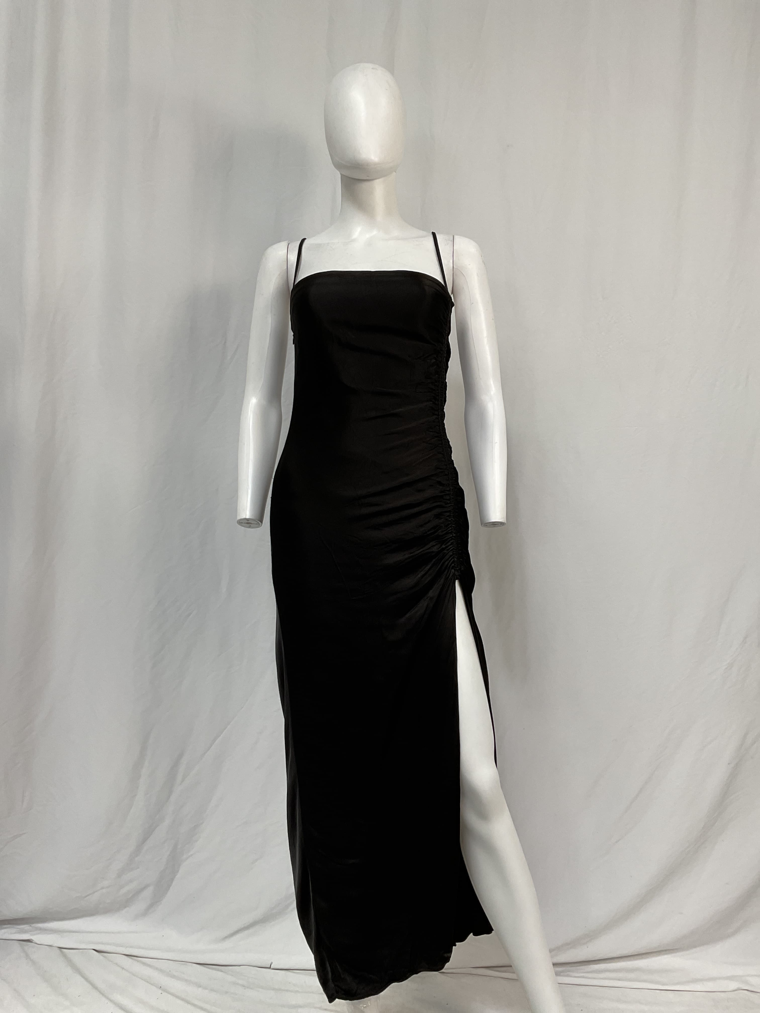 Thalia Midi Dress In Black - Image 3