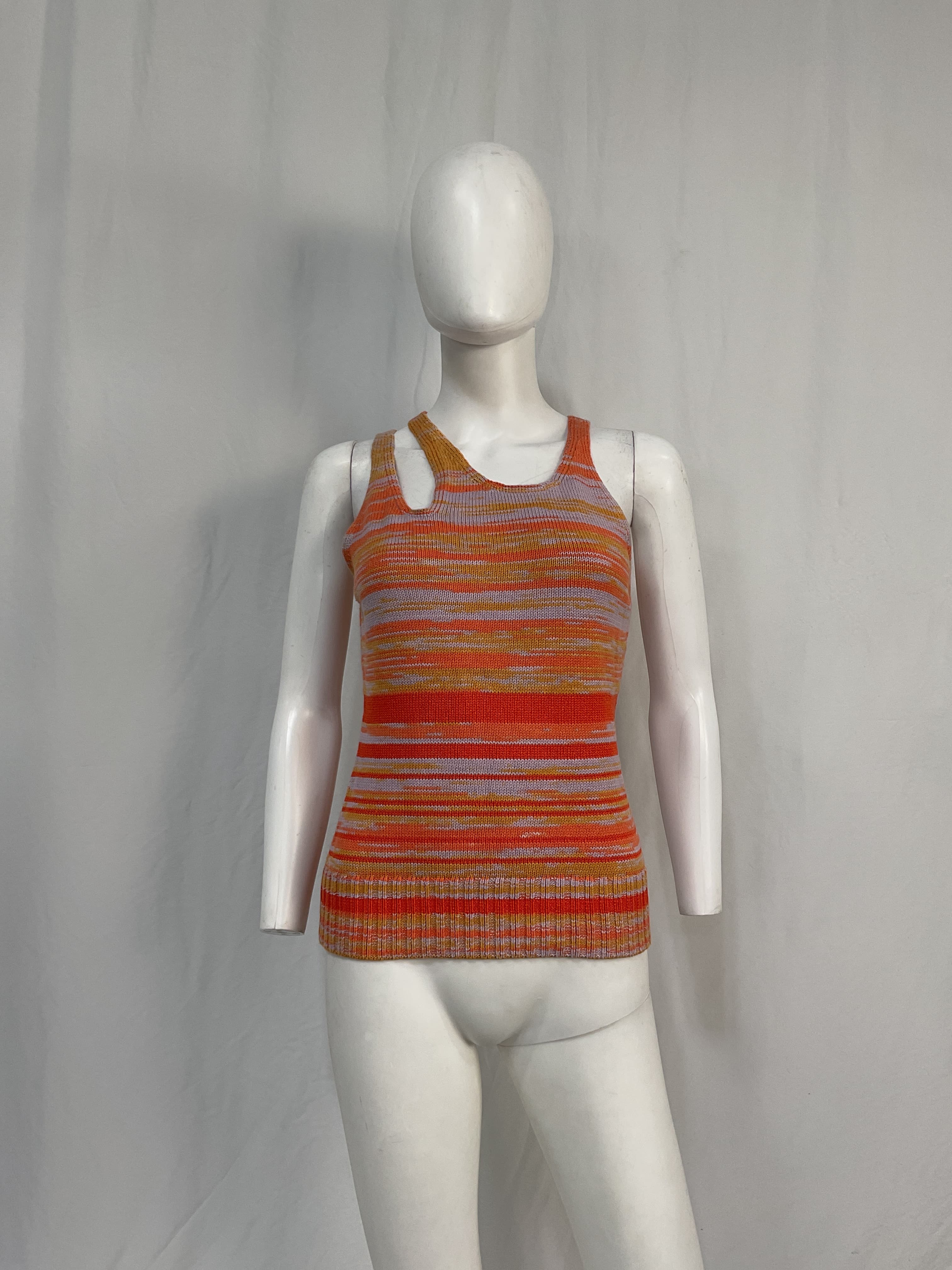 Avani Space Dye Cotton Cut Out Tank - Image 4