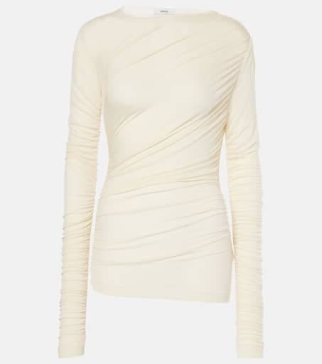 Tania Ruched Jersey Top - Image 1