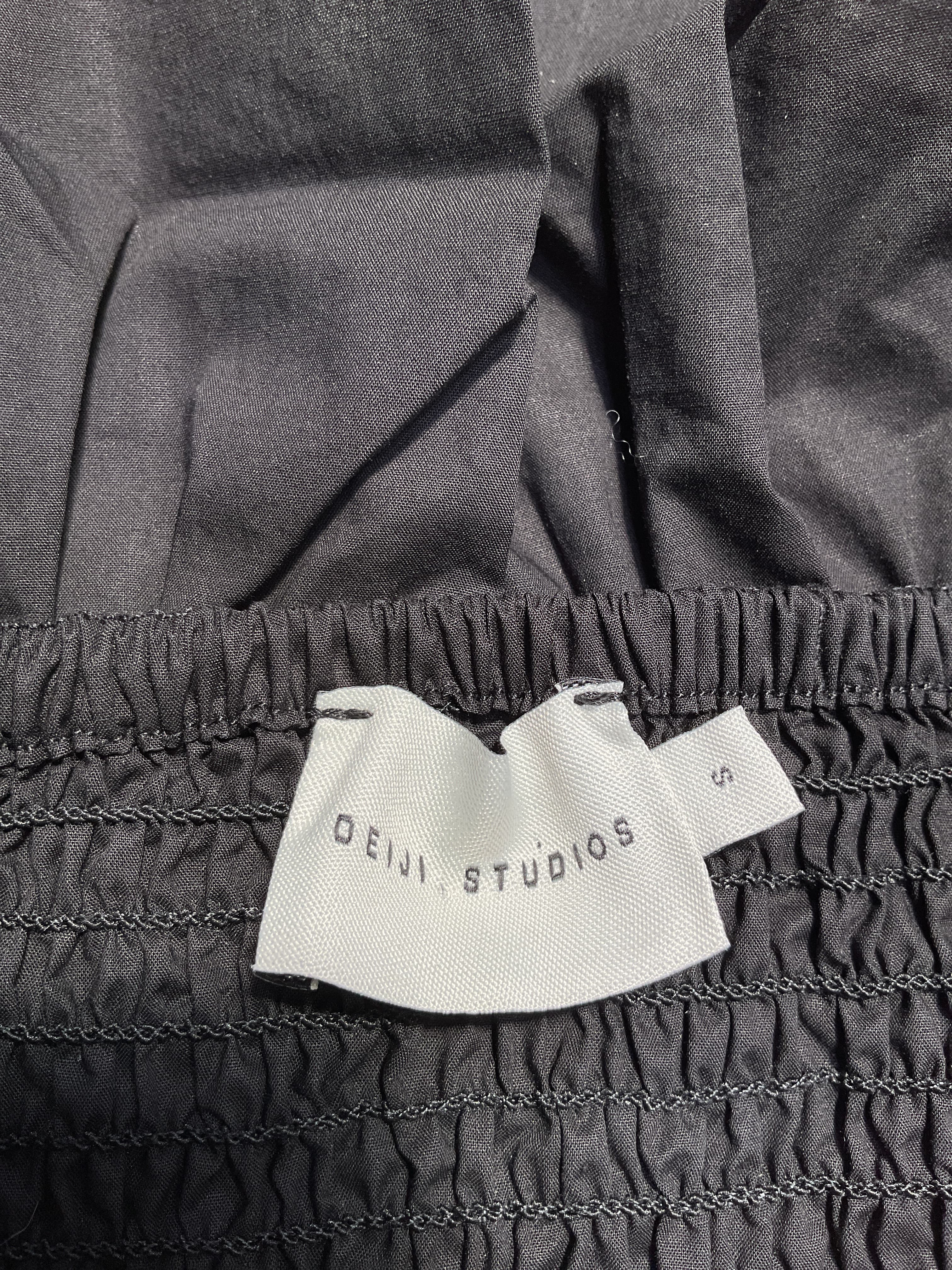 Tie-Detailed Smocked Organic Cotton Halterneck Top - Image 4