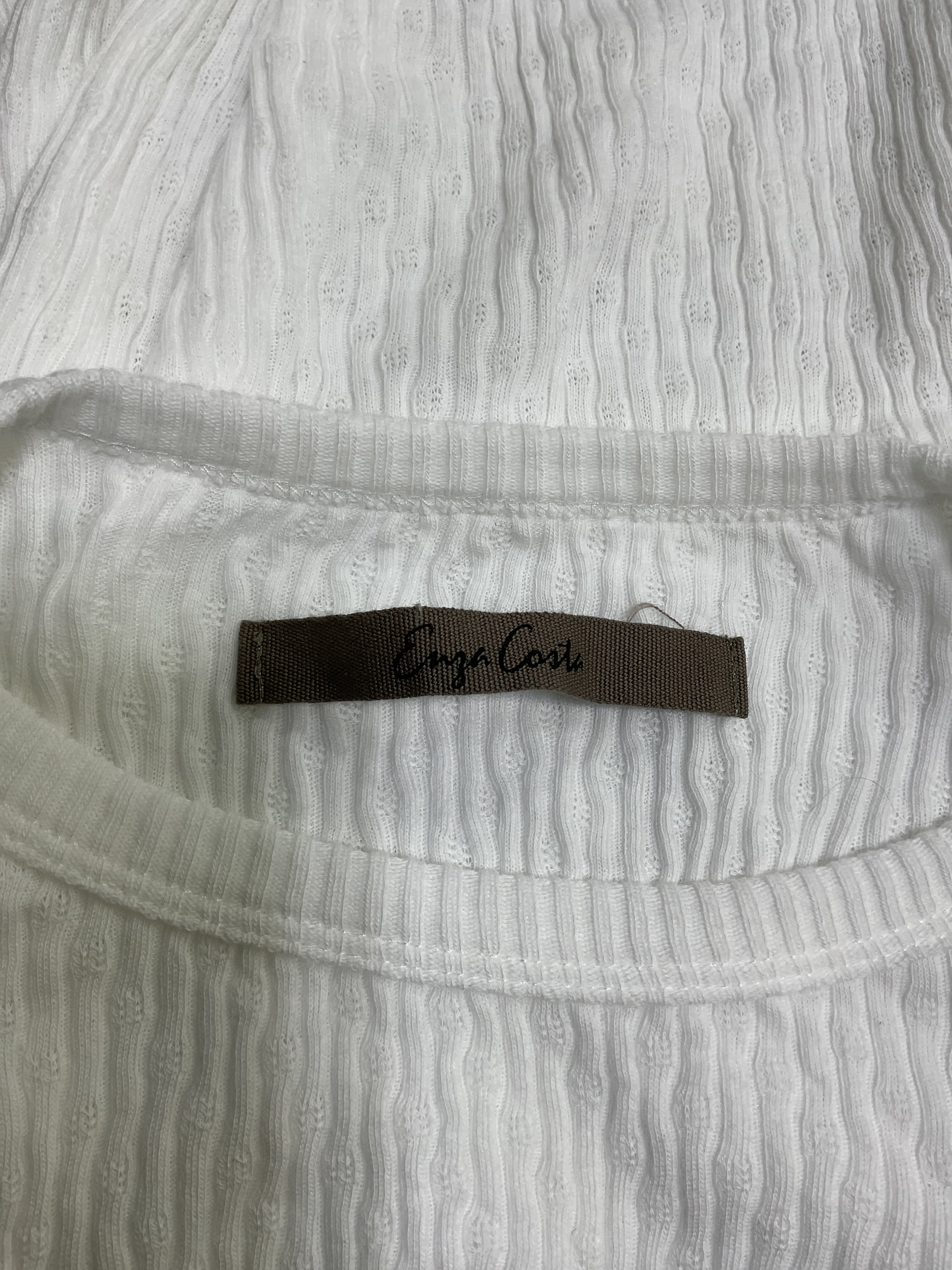 Soft Cotton Cap Sleeve Crew Top - Image 4