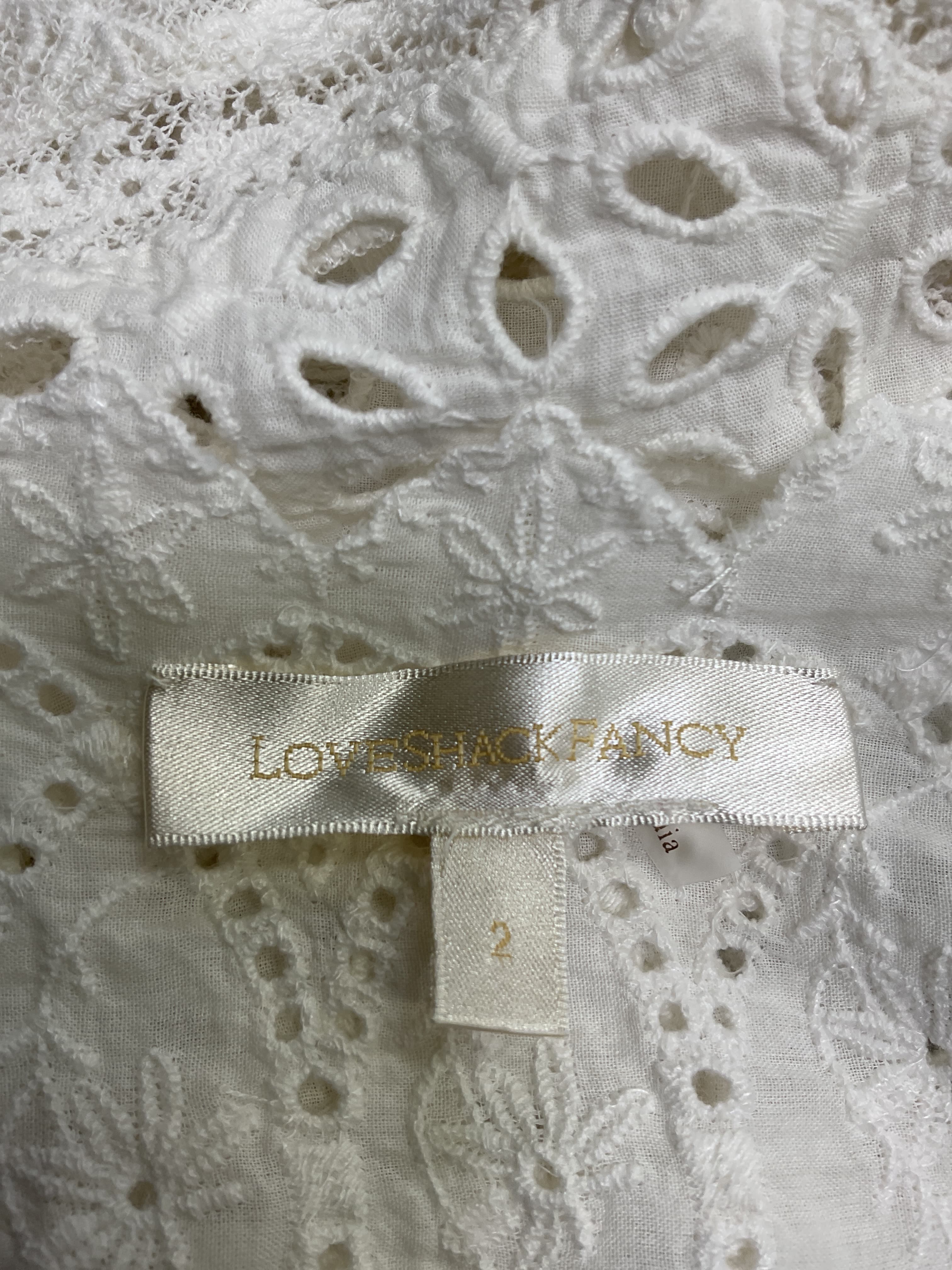 Senta Cropped Lace-Trimmed Broderie Anglaise Cotton Tank - Image 4