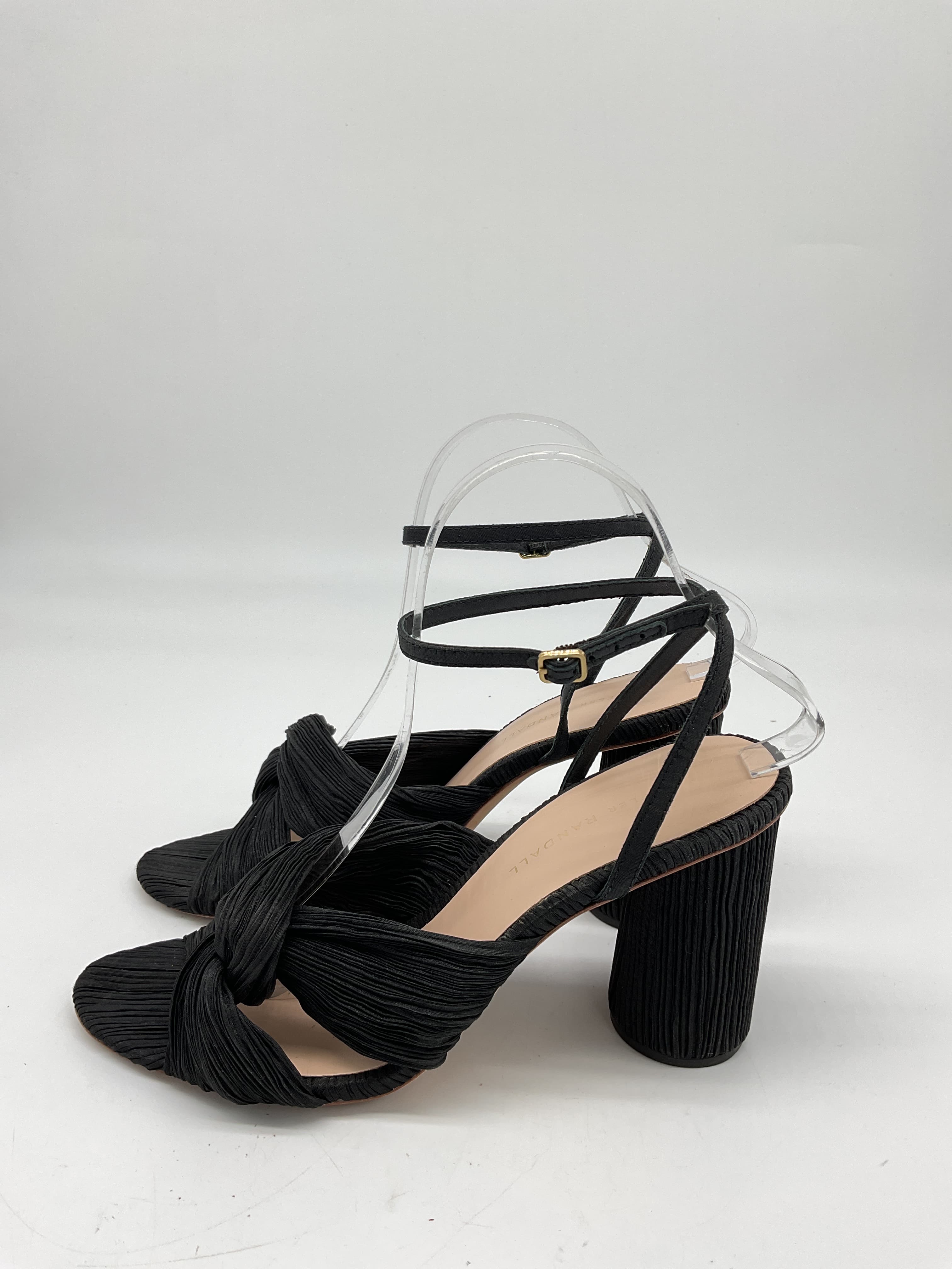 Reed Pleated Twist Sandals - Image 2