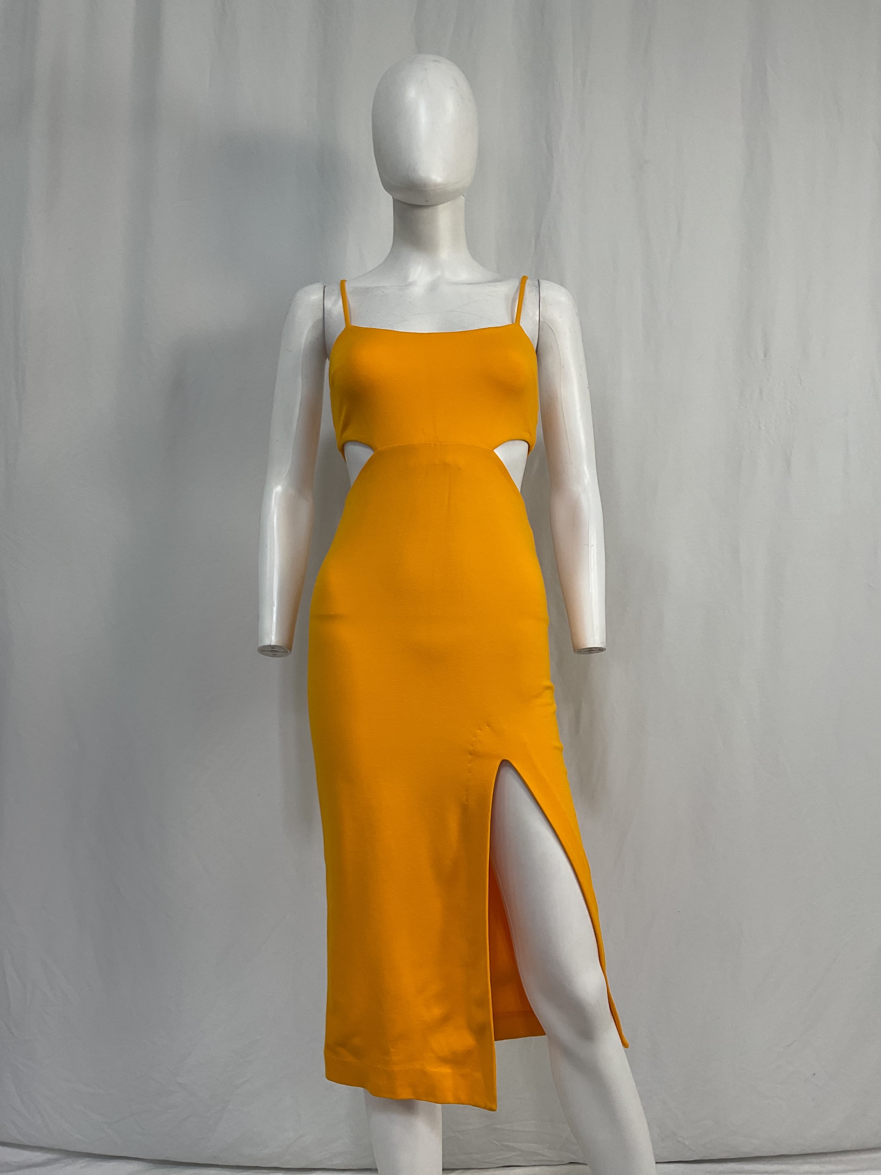 Haydon Dress In Canary Yellow - Image 3