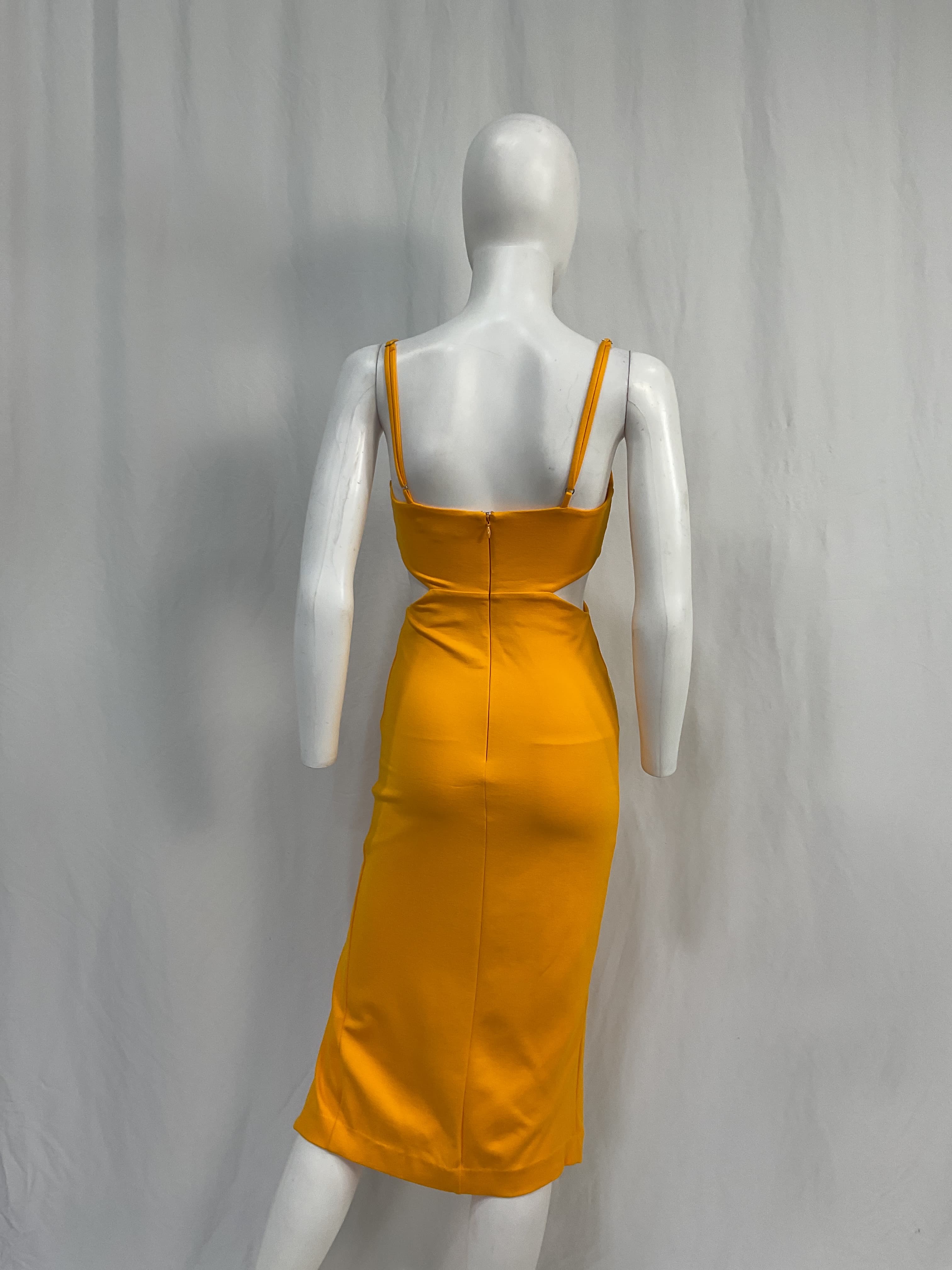 Haydon Dress In Canary Yellow - Image 2