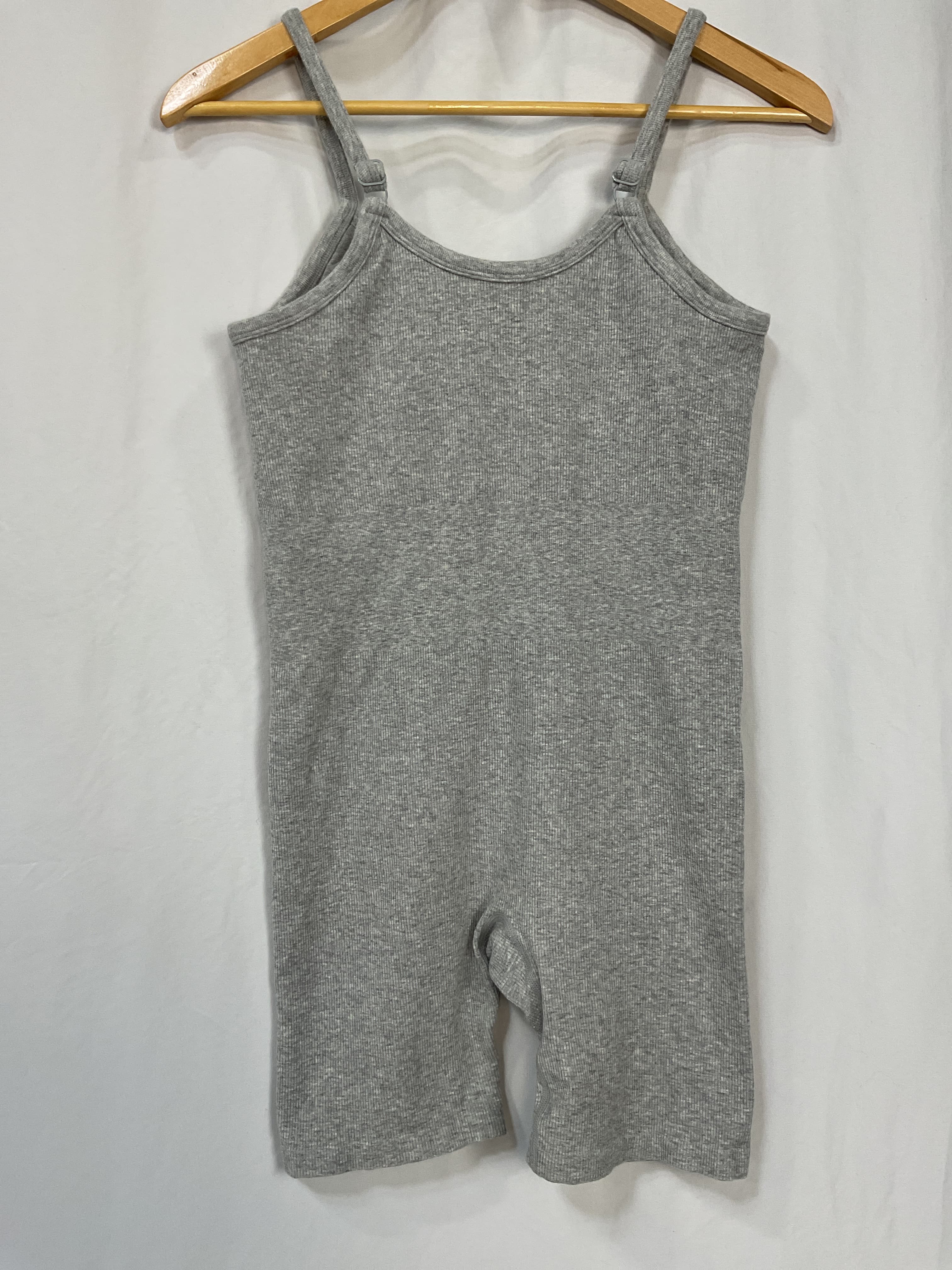 Seamless Ribbed Mellow Onesie In Athletic Heather Grey - Image 2