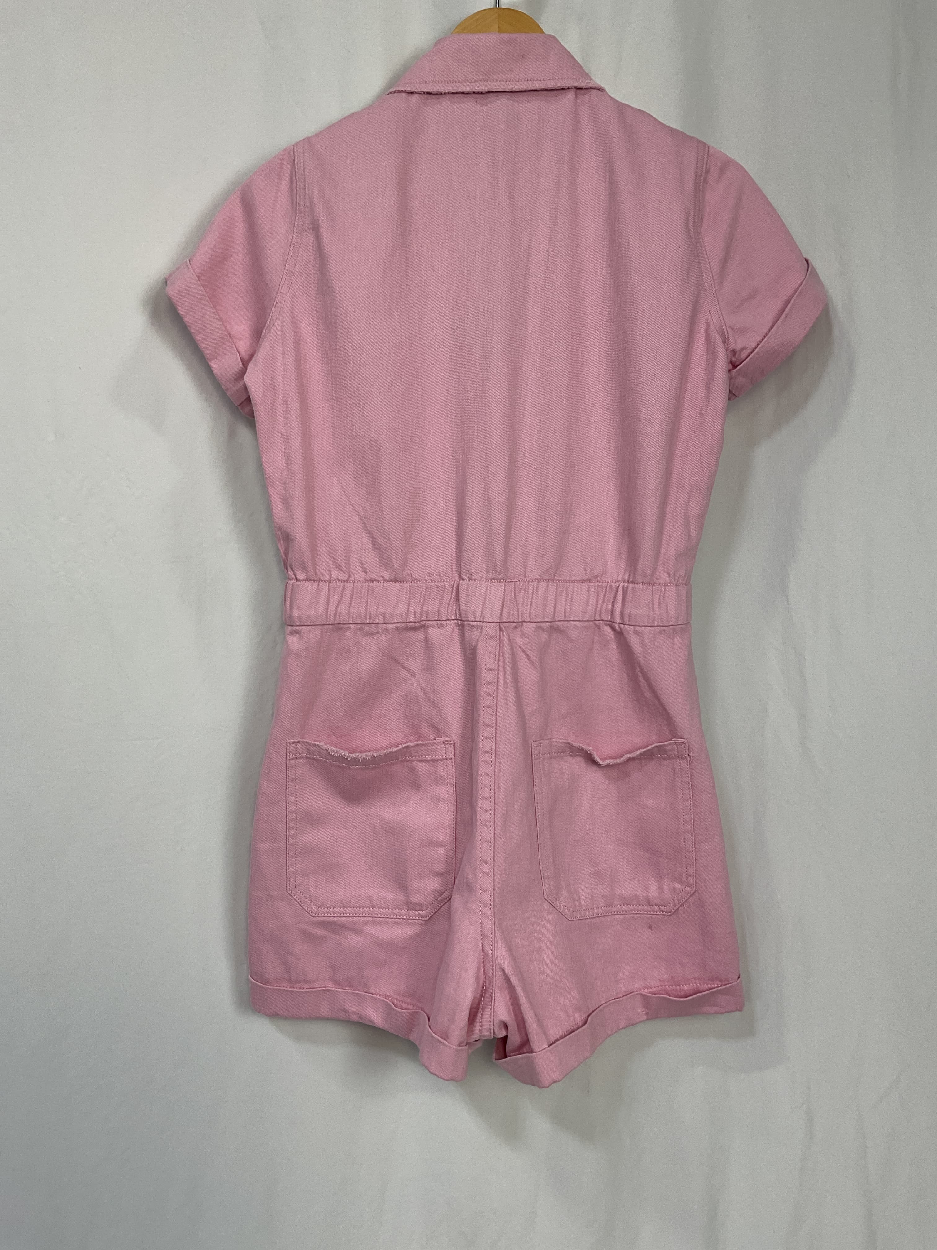 Cannon Romper In Pink Denim - Image 3