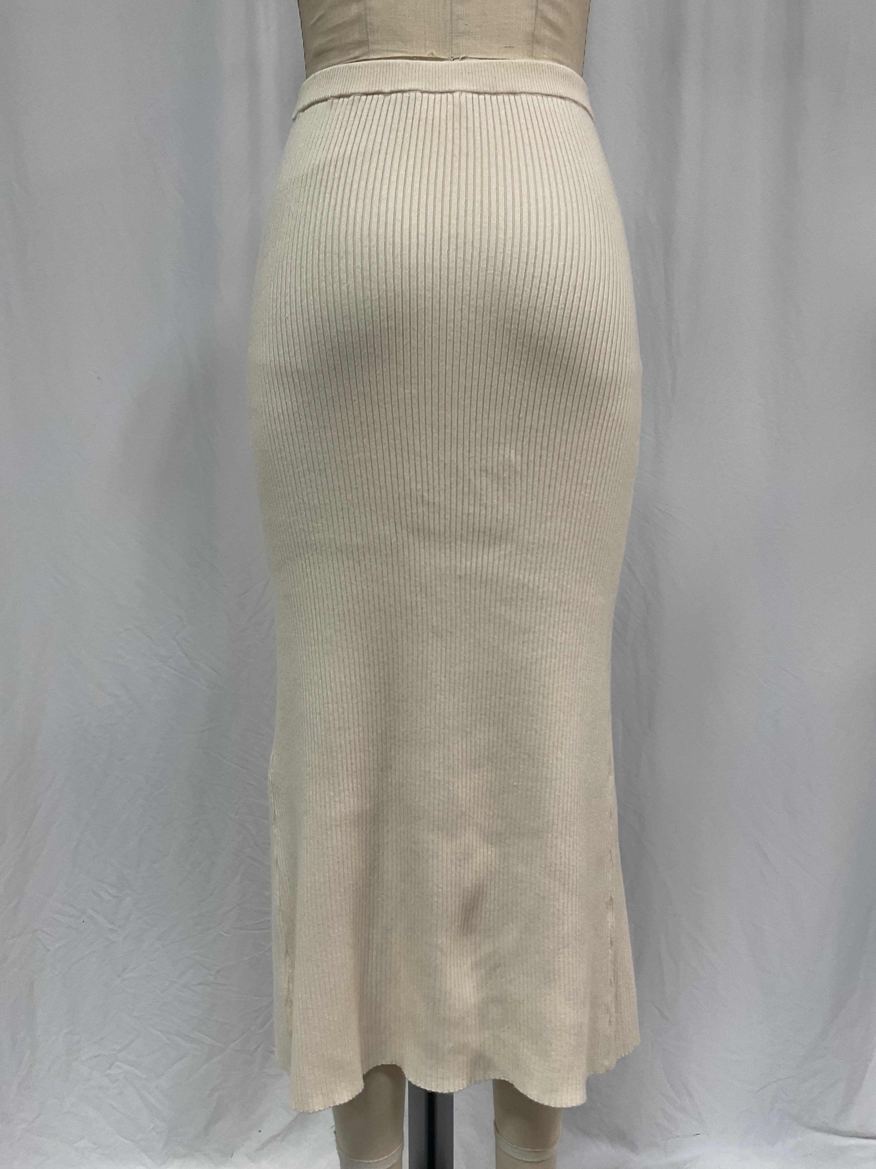 Macadamia Skirt In Ivory - Image 3