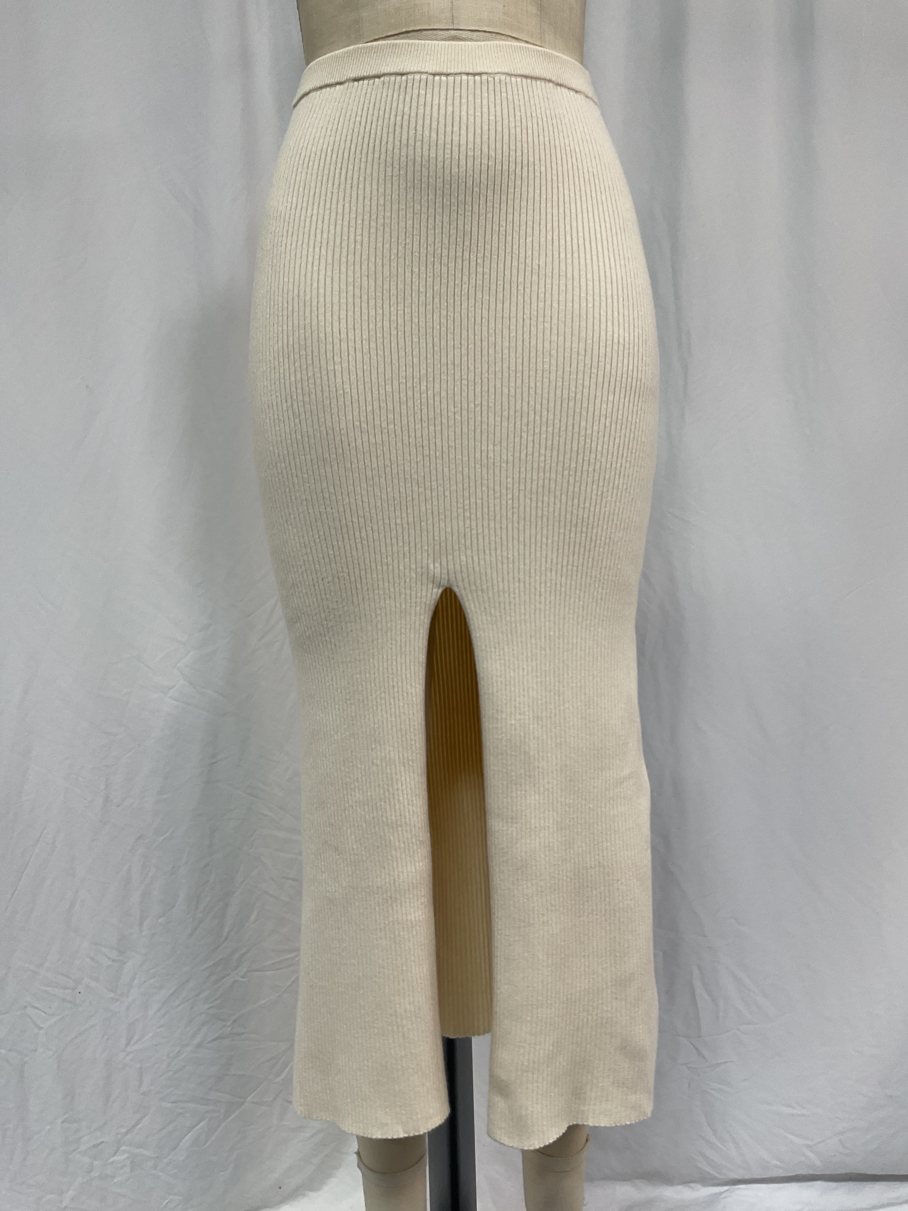 Macadamia Skirt In Ivory - Image 2