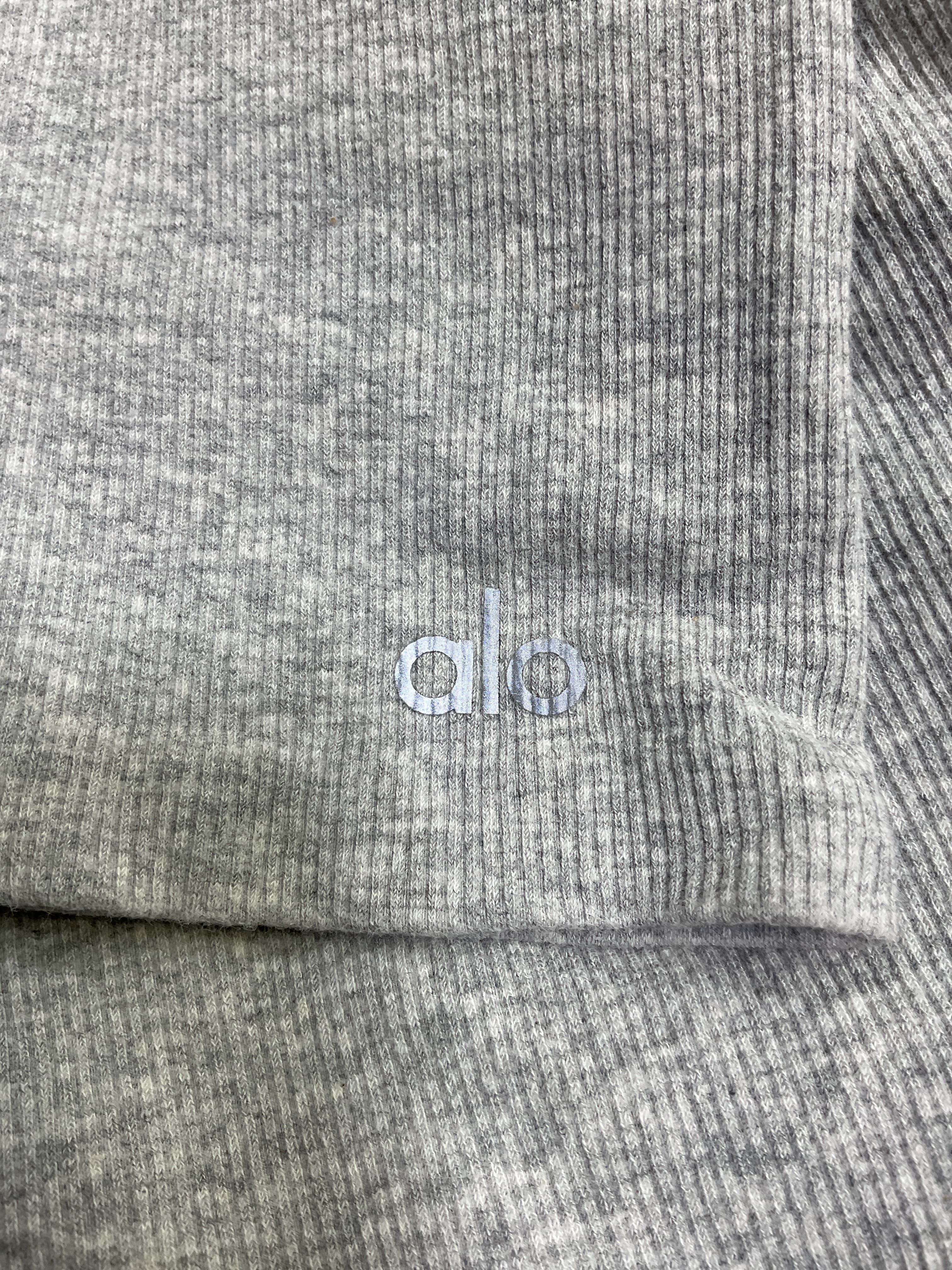 Seamless Ribbed Mellow Onesie In Athletic Heather Grey - Image 3