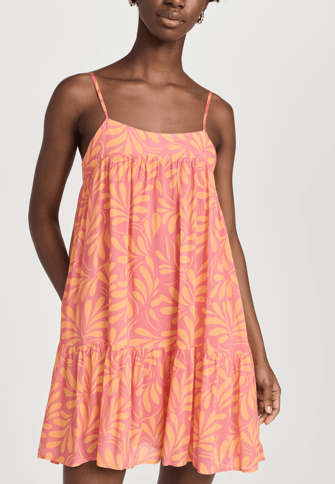 Pomelia Tiered Mini Dress - Image 1
