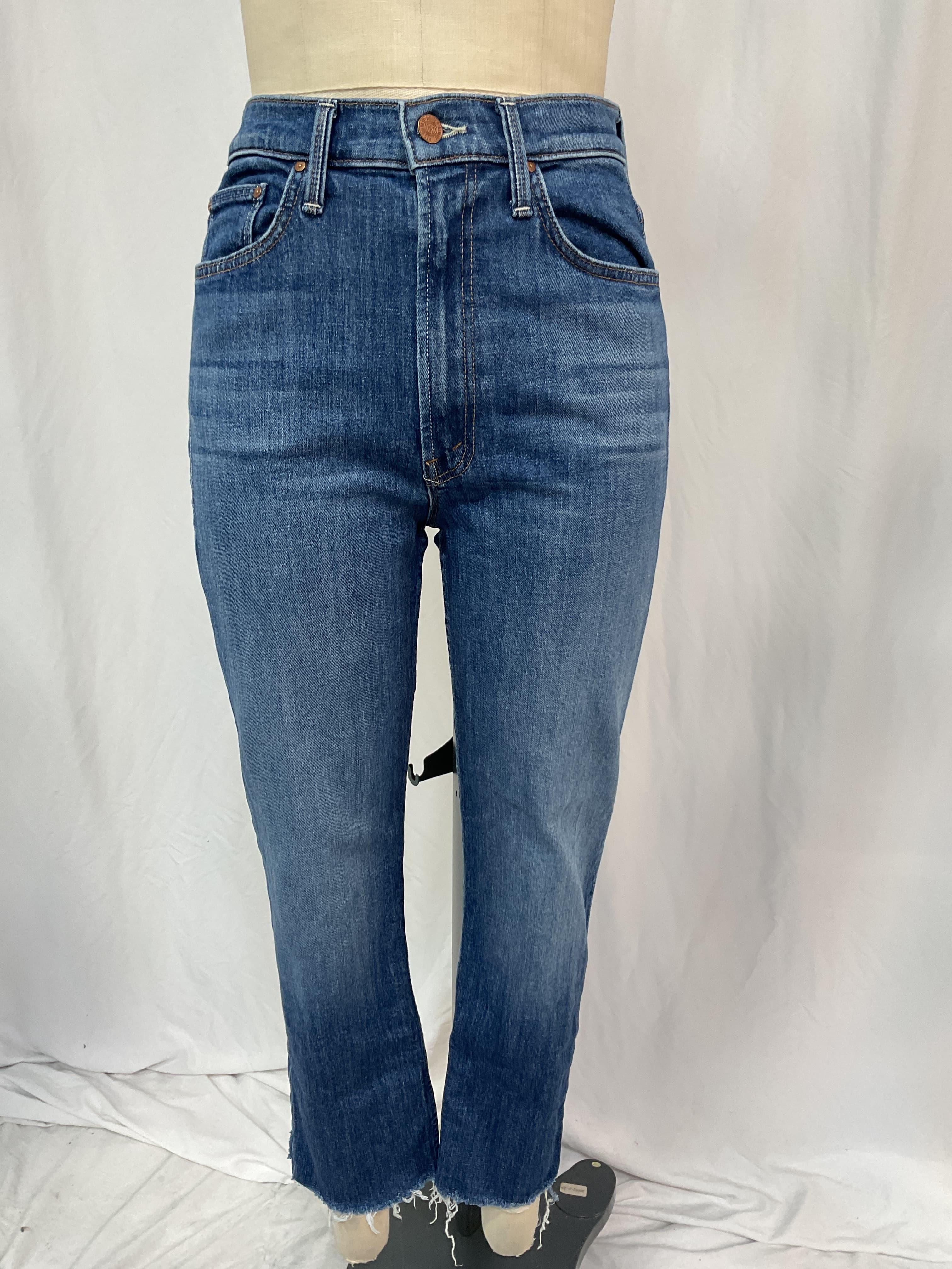 Rider Step Fray Hem Ankle Jeans - Image 4