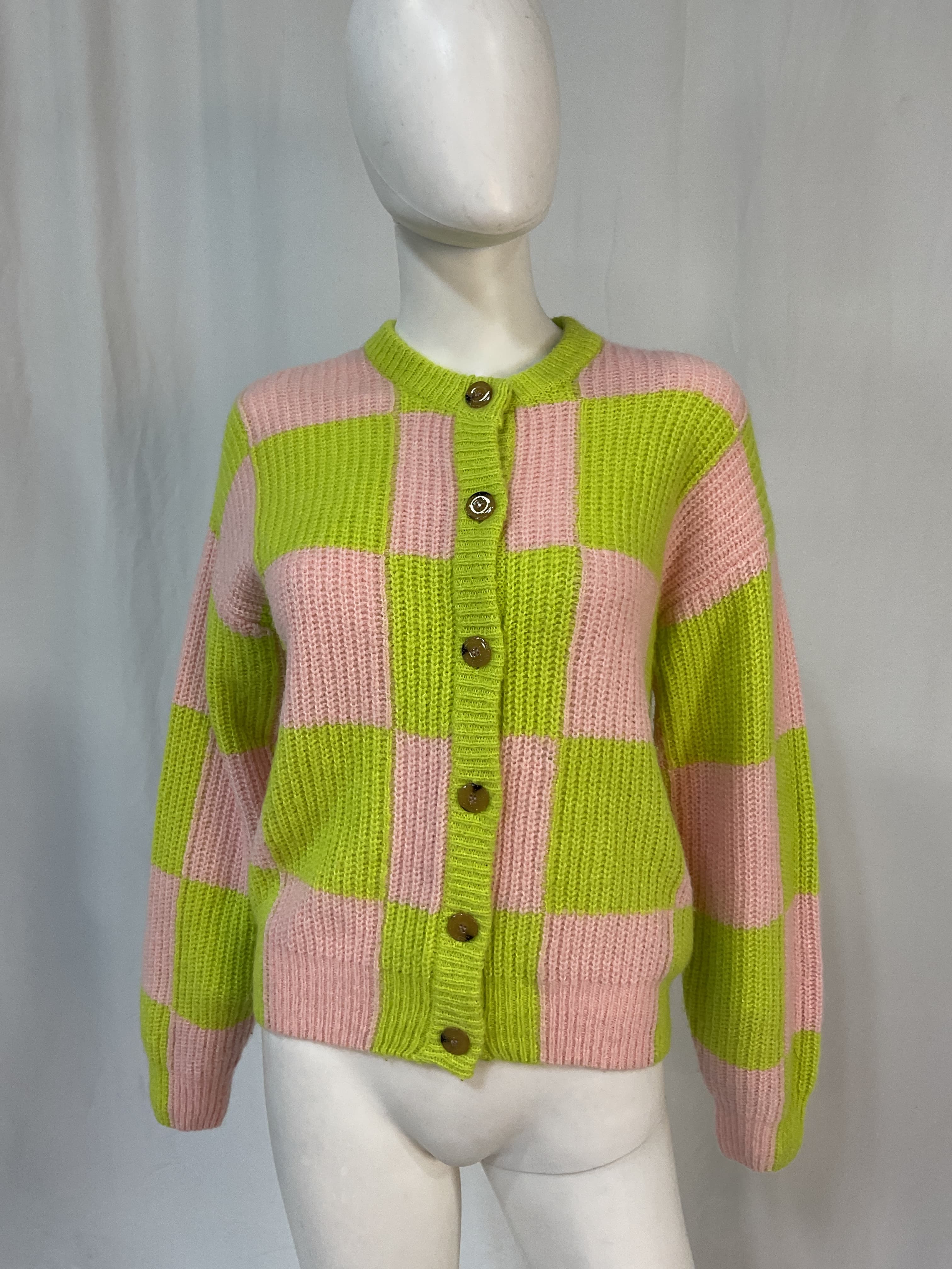 Pink & Green Harry Cardigan - Image 4