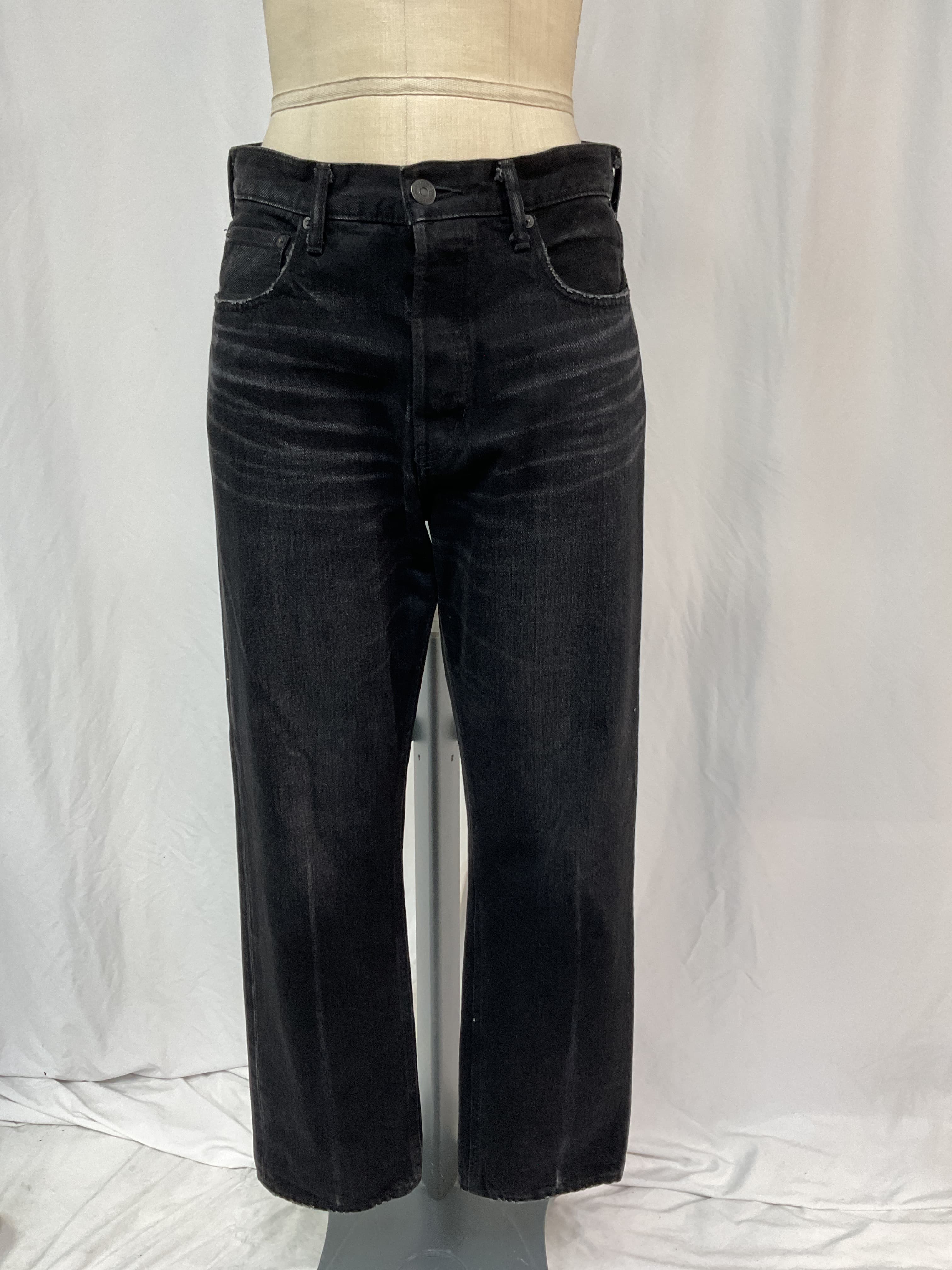 Murrieta Wide Straight Leg In Black - Image 3