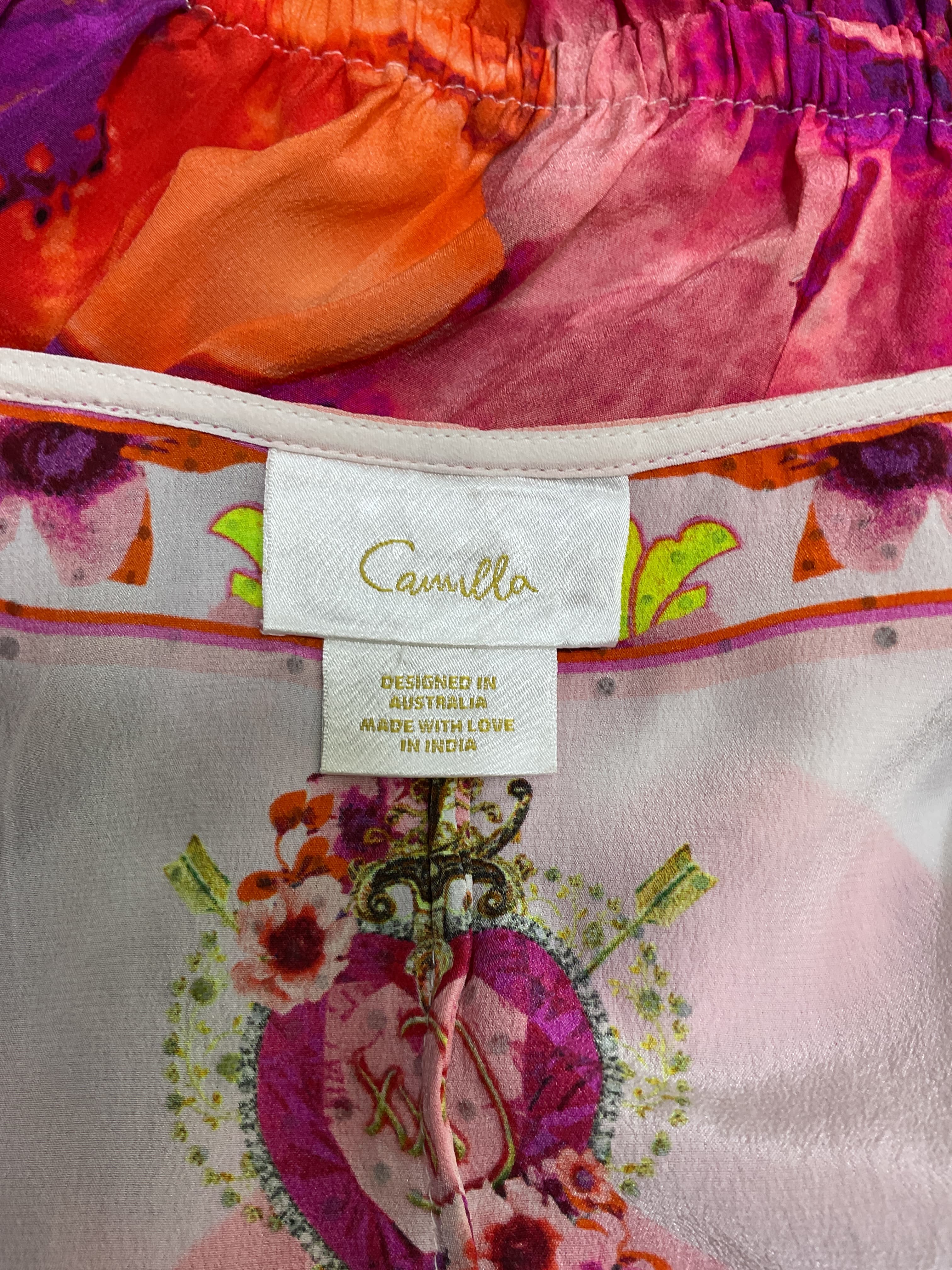Camilla Silk Drop Shoulder Playsuit - Image 3