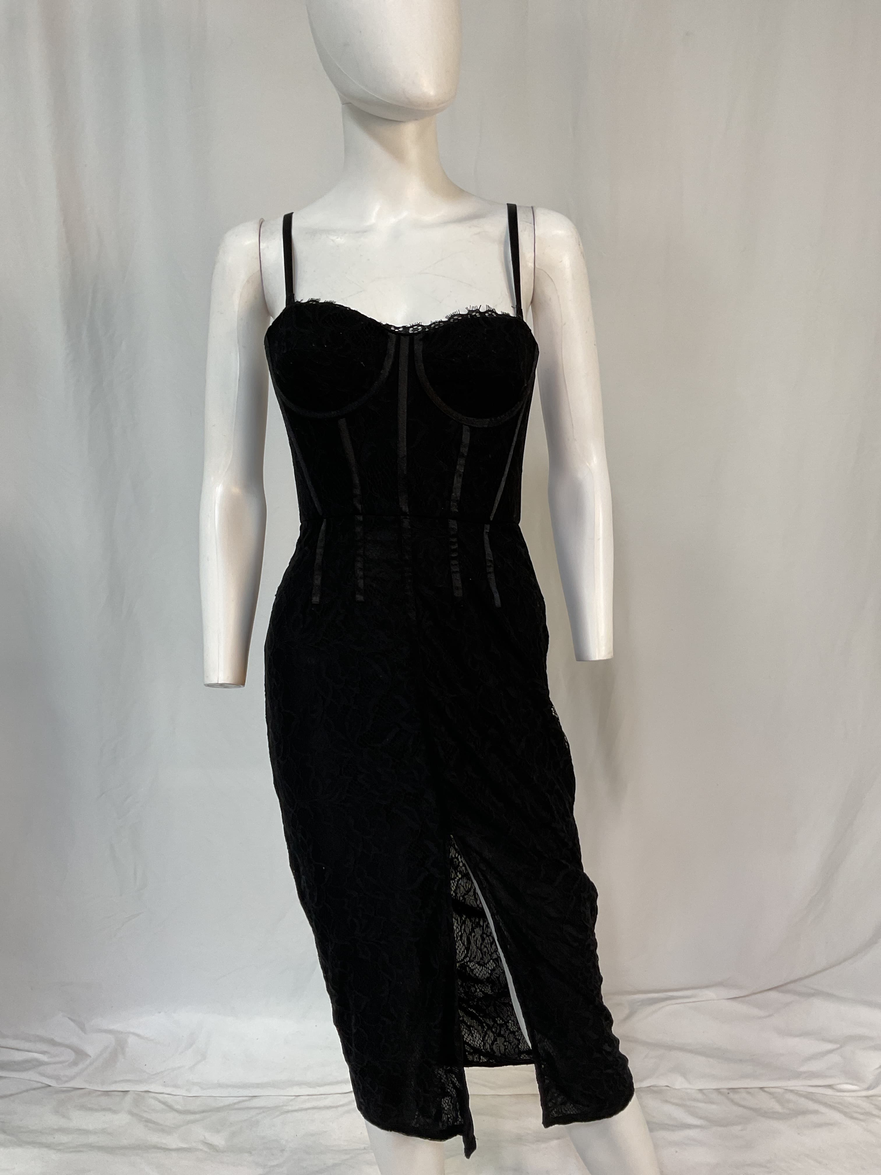X Revolve Lace Bustier Midi Dress - Image 2