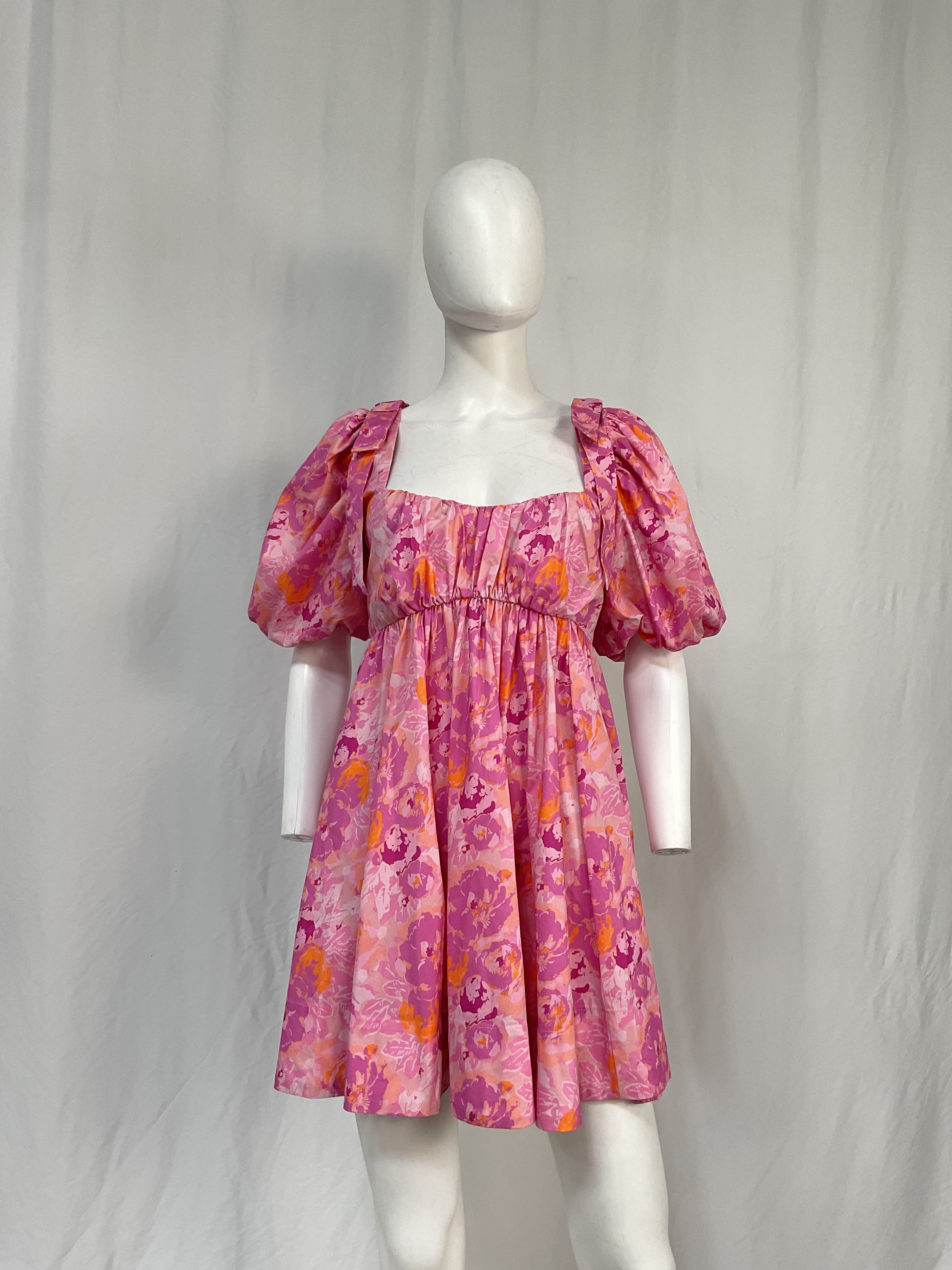 Martinique Dress In Pink Multi - Image 2