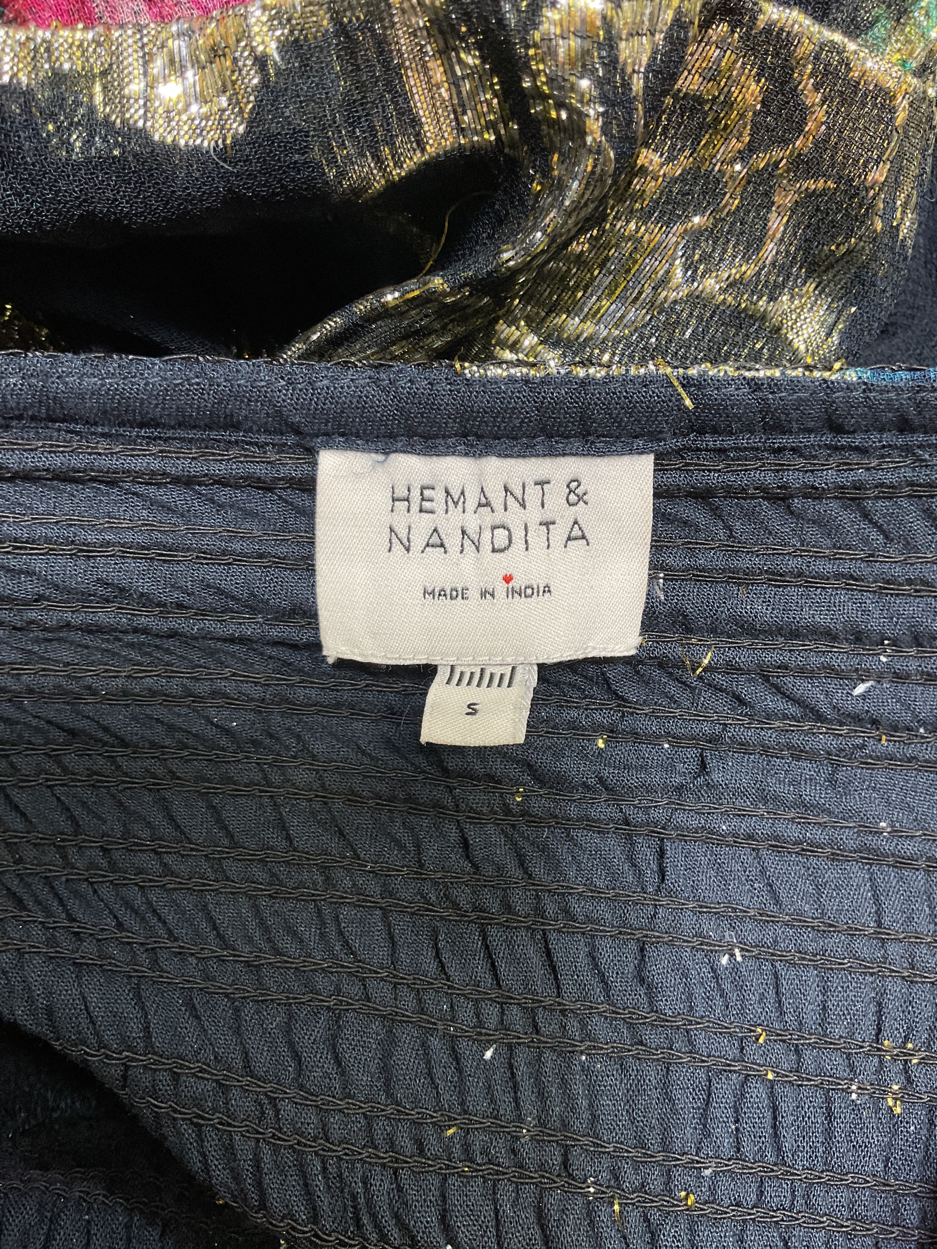 Rafa Long Sleeve Mini Dress In Navy Blue - Image 4