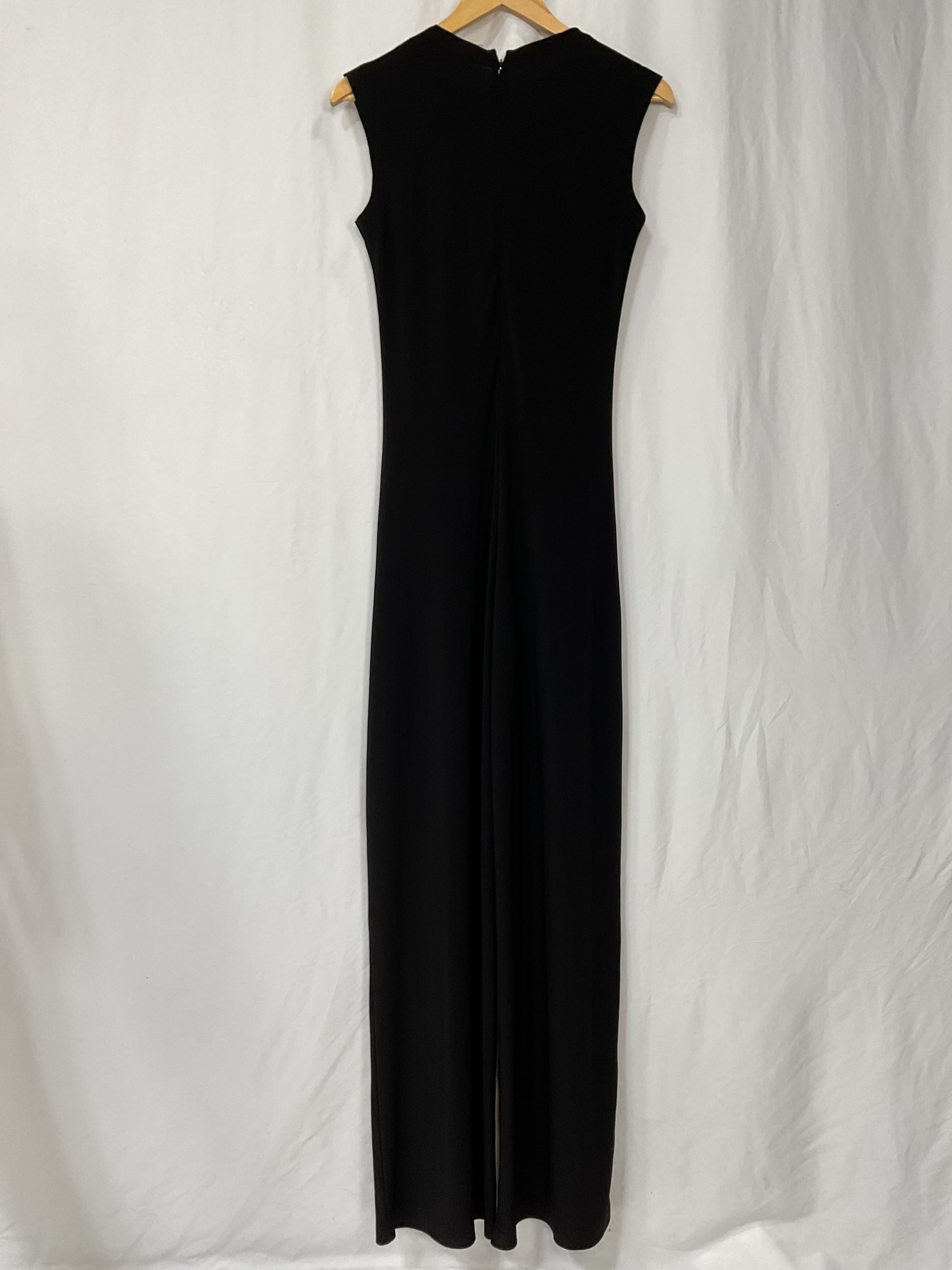 Sleeveless Jumpsuit In Black - Image 2