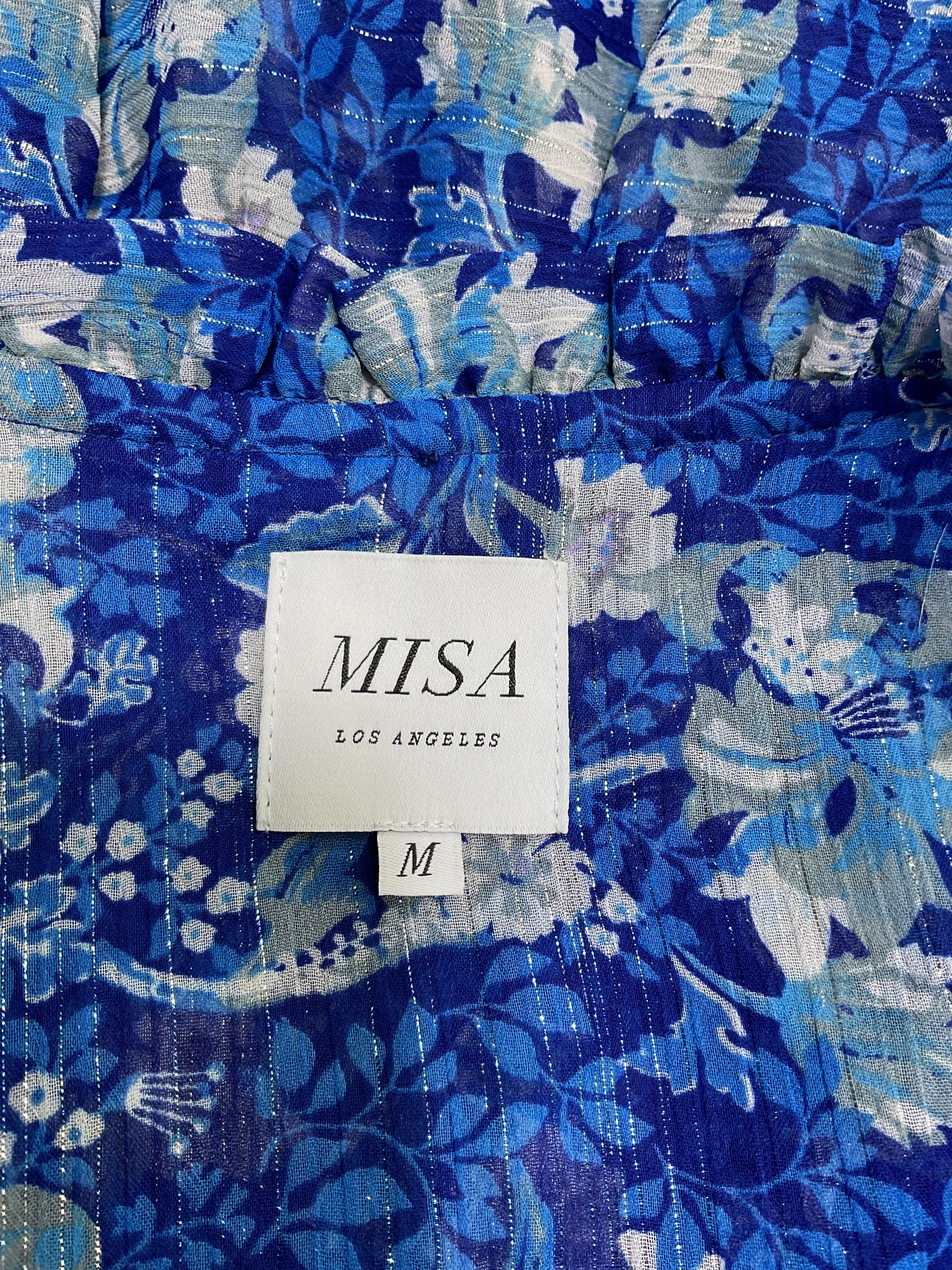 Elisabetta Dress In Lapis Ombre - Image 3