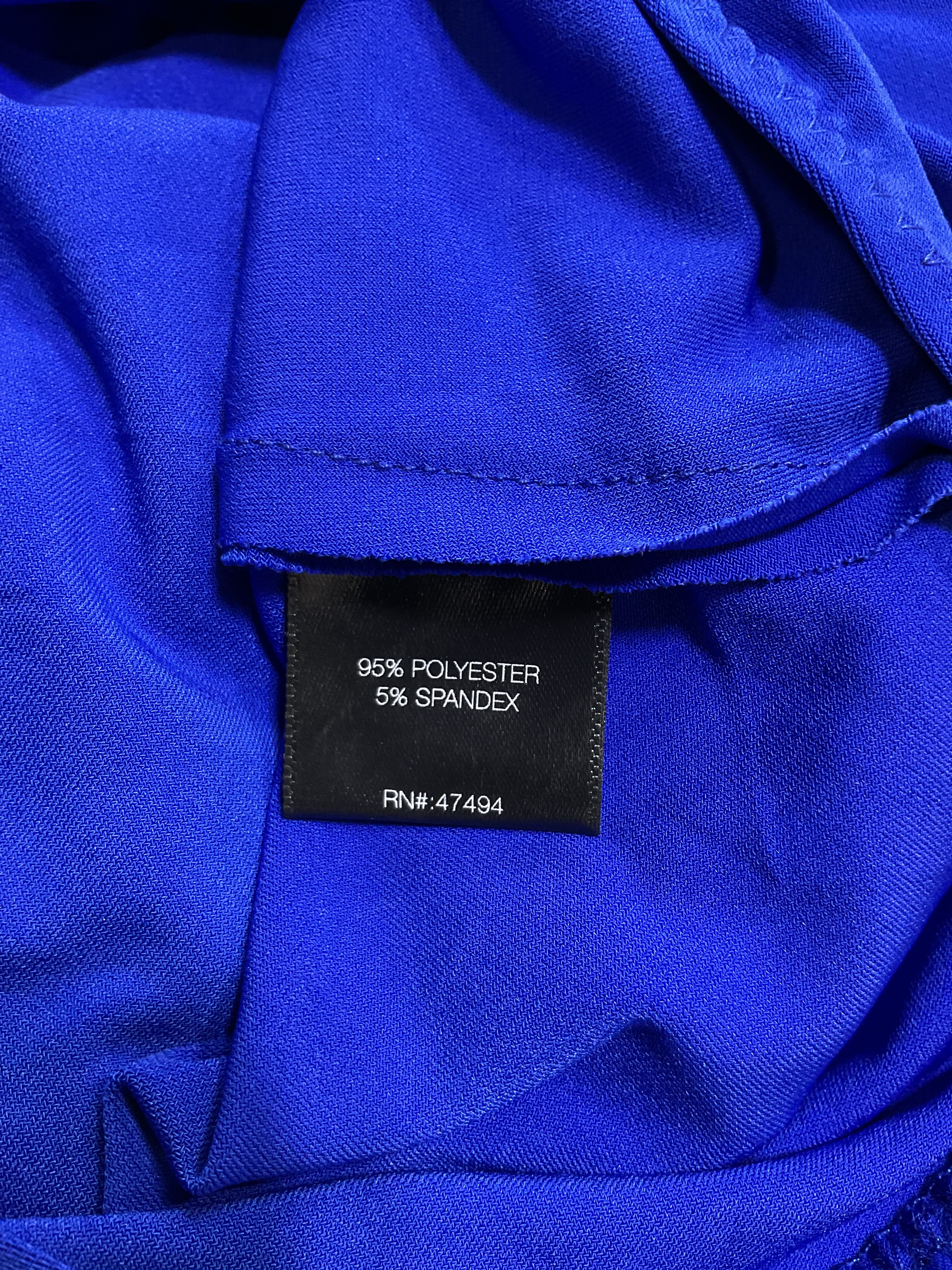 Diana Gown In Electric Blue - Image 4