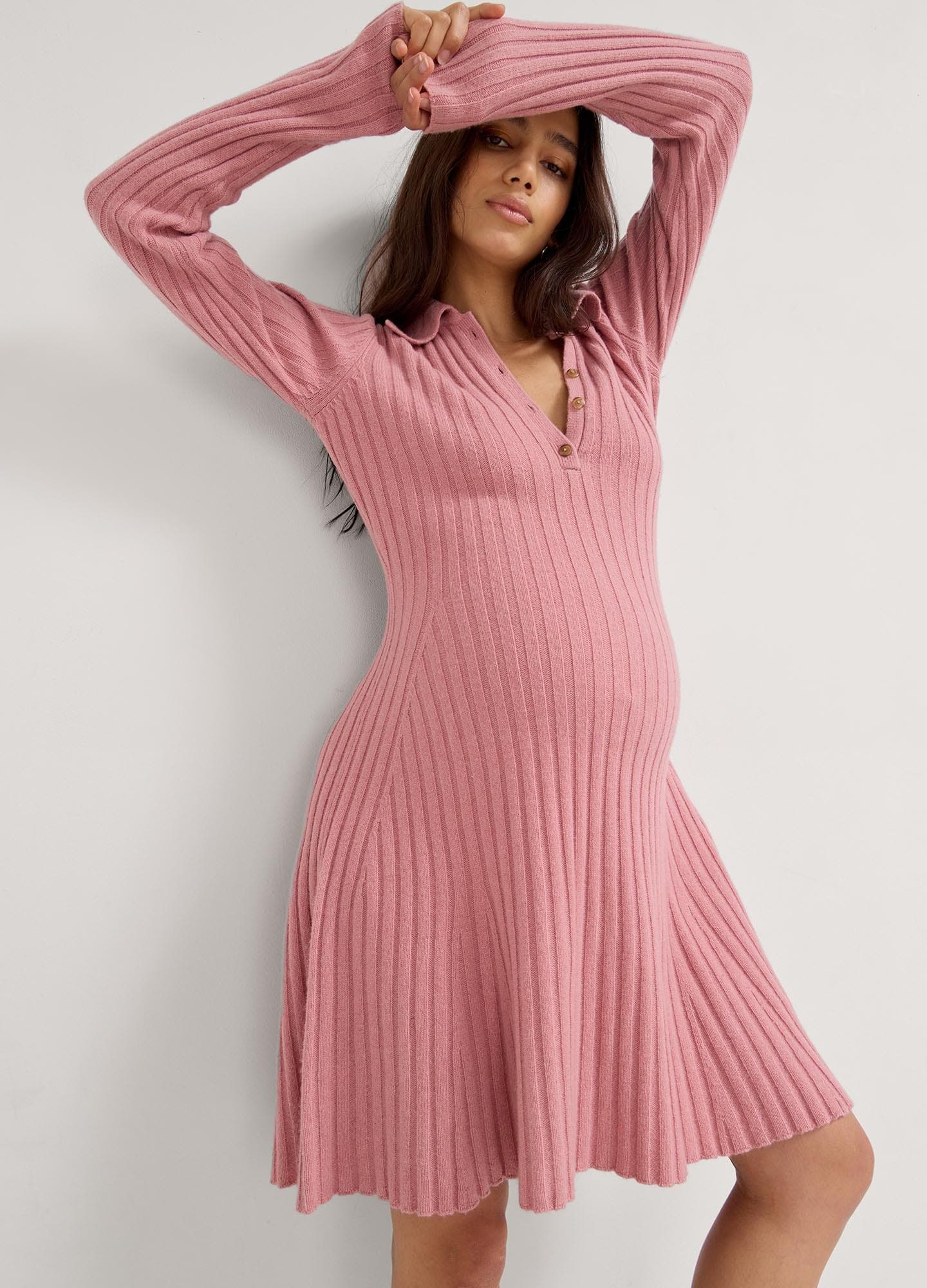 The Addie Polo Sweater Dress - Image 1